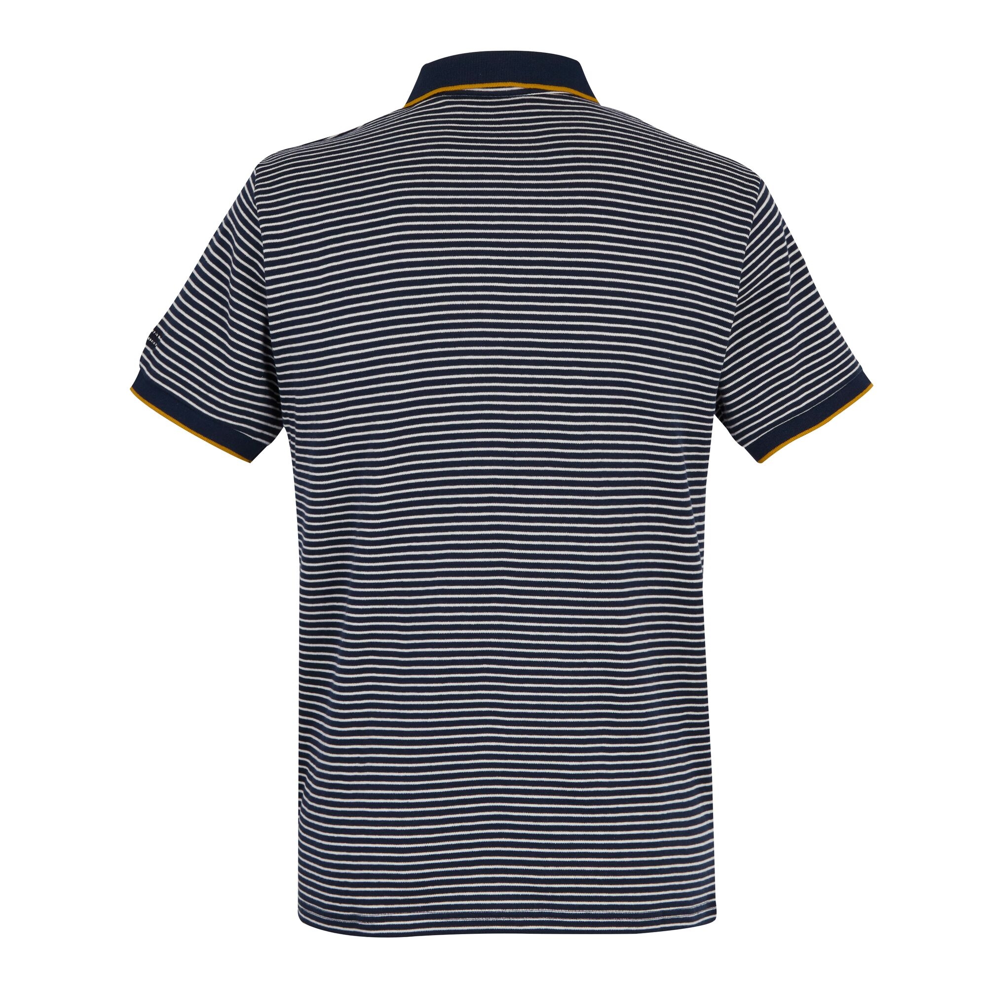 Men's Tiver Polo Shirt | Navy Stone White Stripe