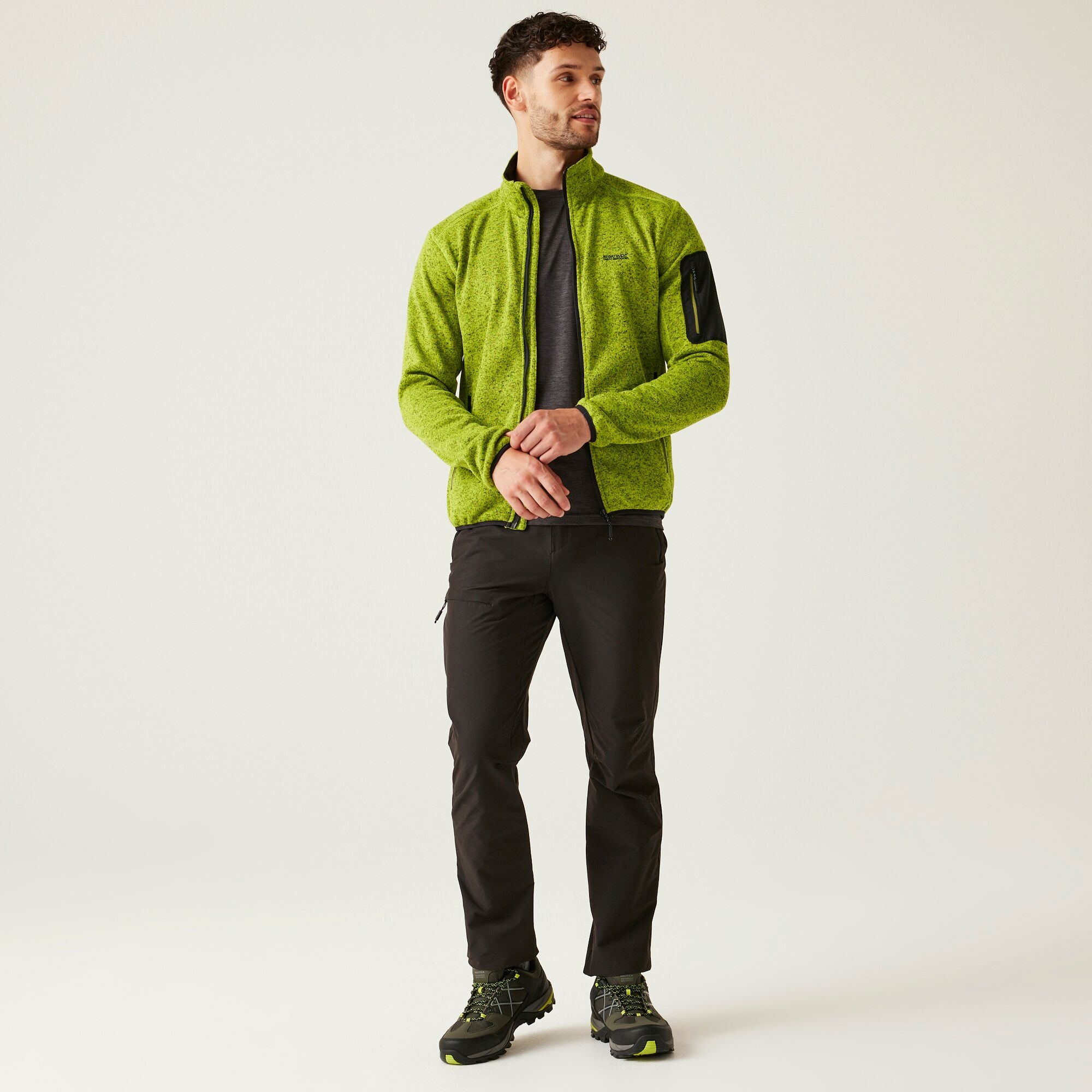Men's Newhill Full Zip Fleece | Grenoble Green