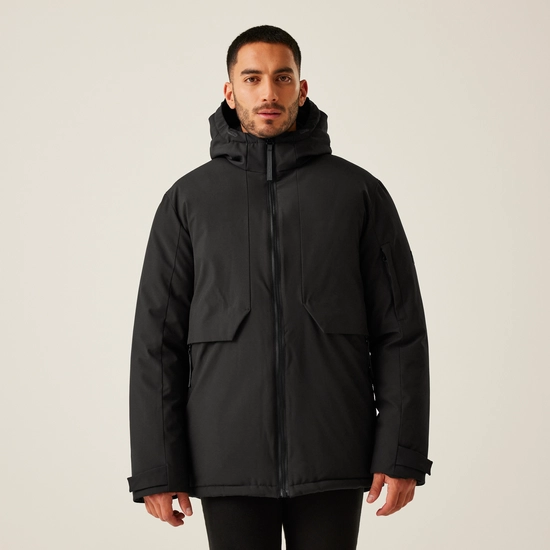 Men's Dallymoore Insulated Padded Jacket | Crocodile Black