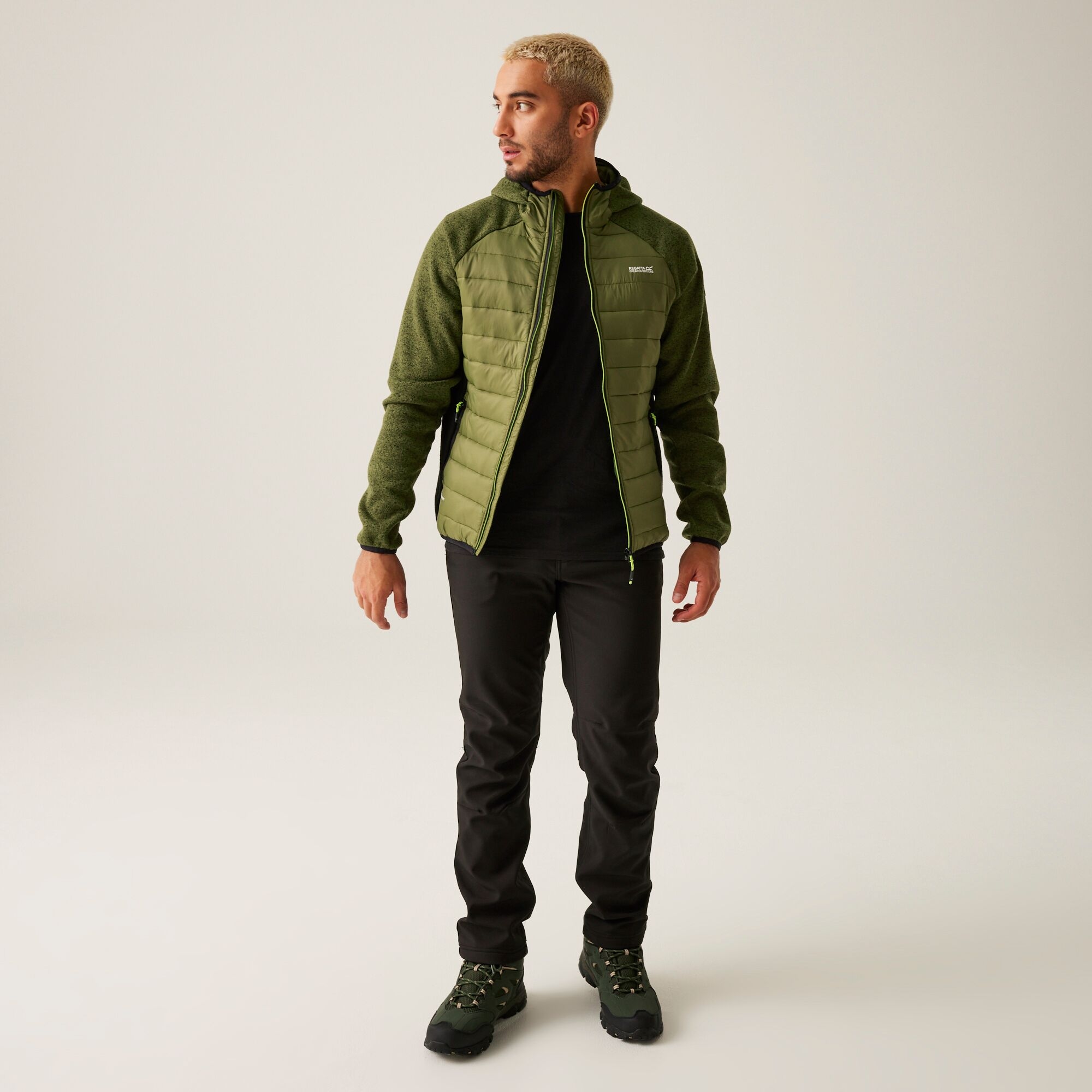 Men's Newhill Hybrid Jacket | Nephrite Green Black