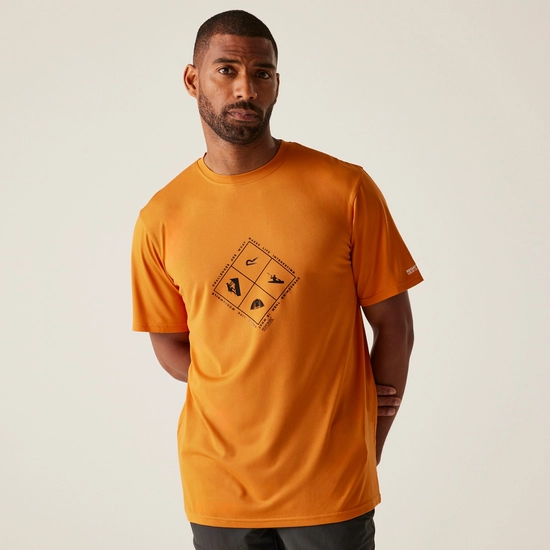 Men's Fingal Stretch T-shirt | Golden Sand