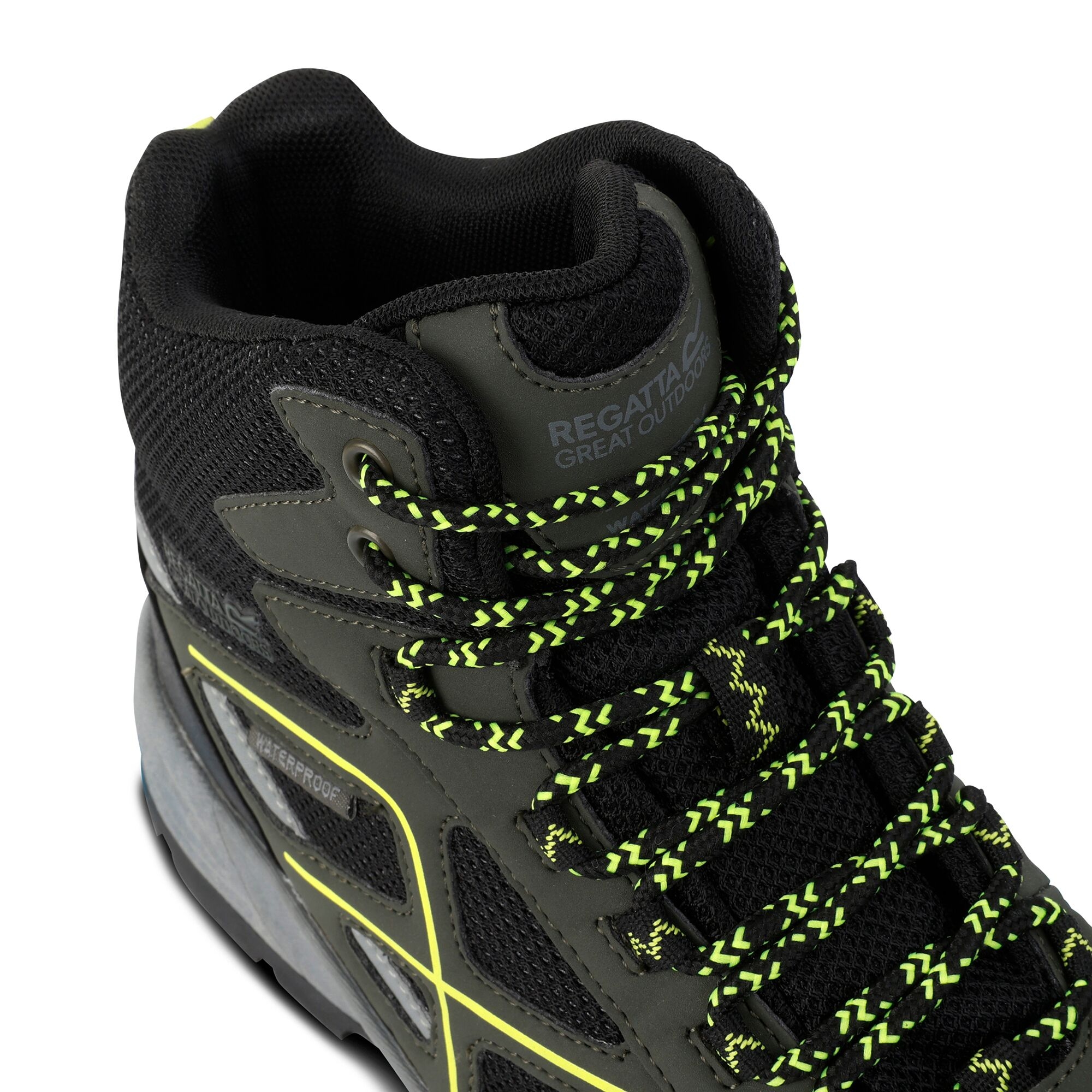 Men's Vendeavour Walking Boots | Dark Khaki Lime punch