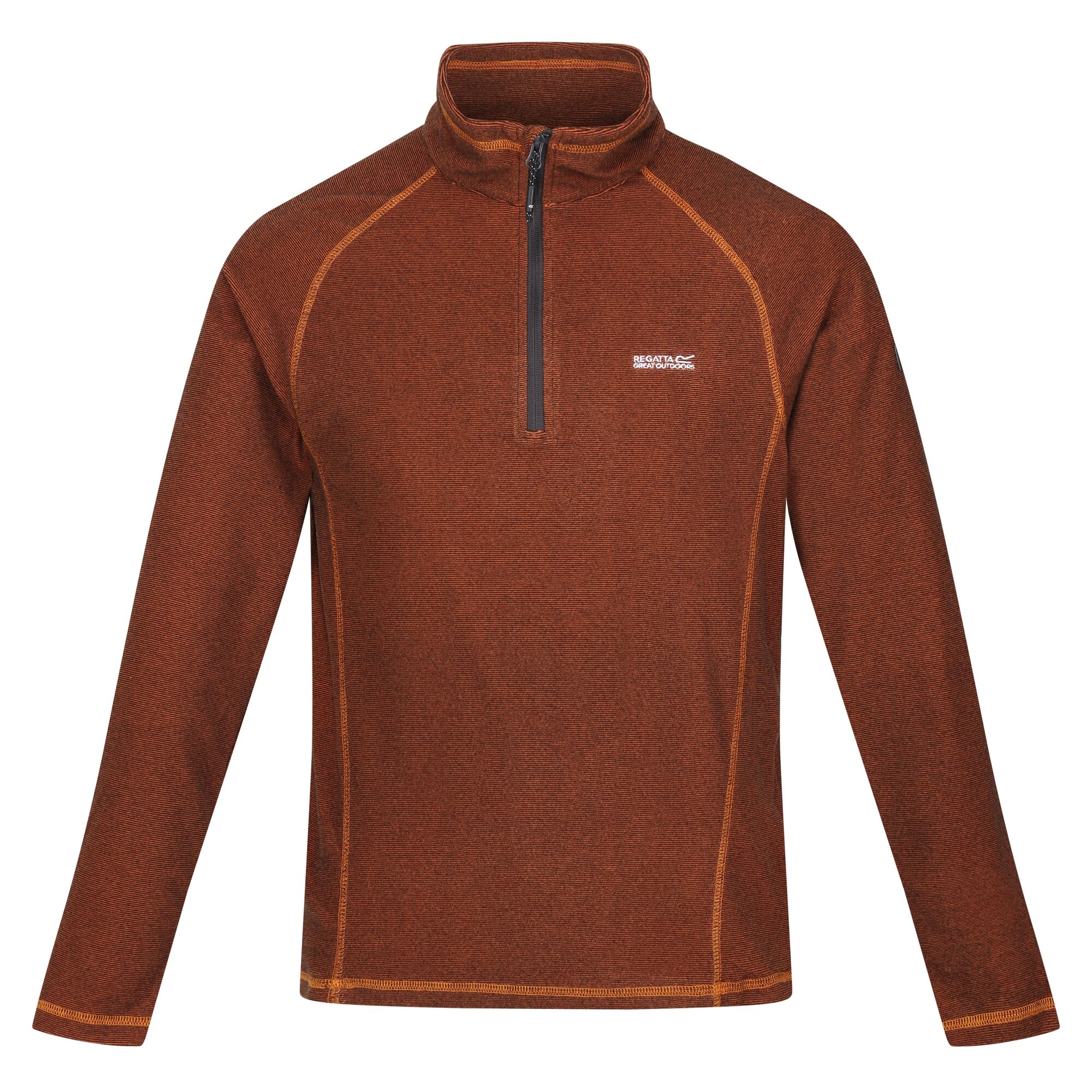 Men's Montes Lightweight Half Zip Fleece | Burnt Copper