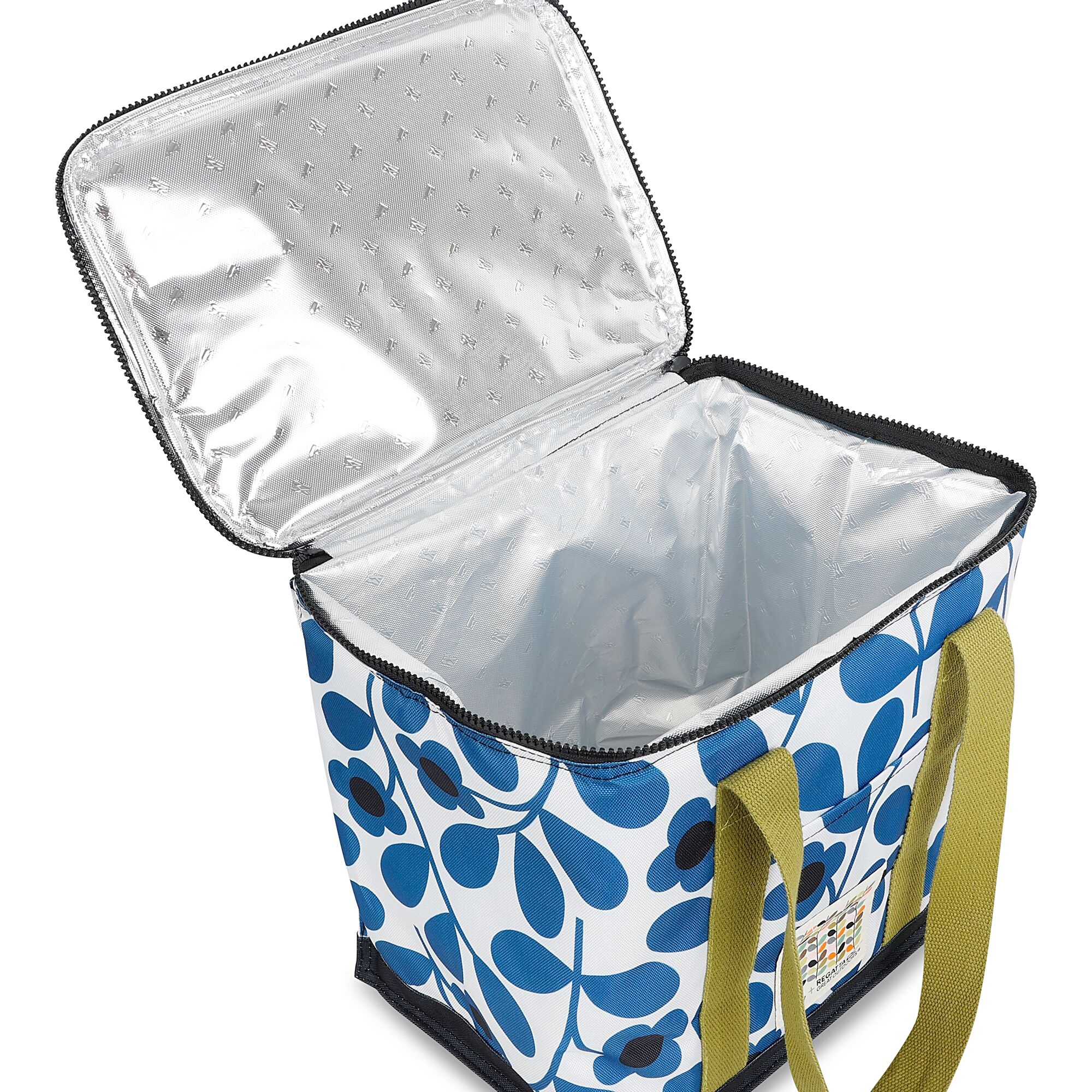 Orla Kiely 12L Coolbag | Jasmine Flower Blue