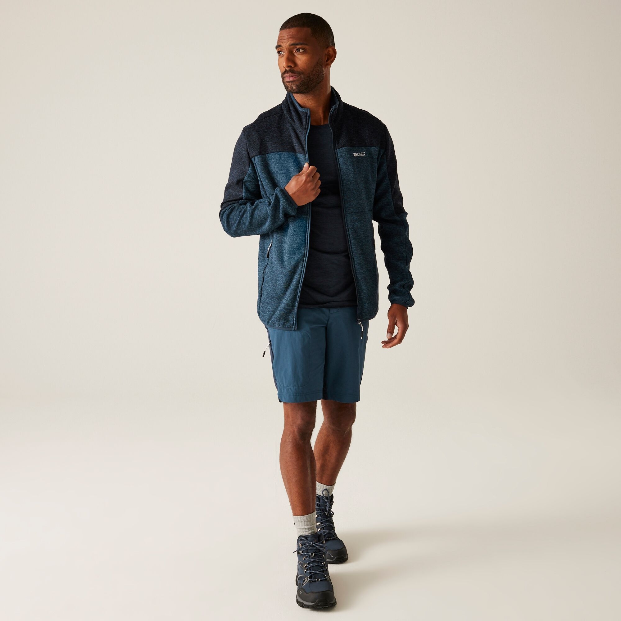 Men's Elram Full Zip Fleece | Moonlight Denim Navy