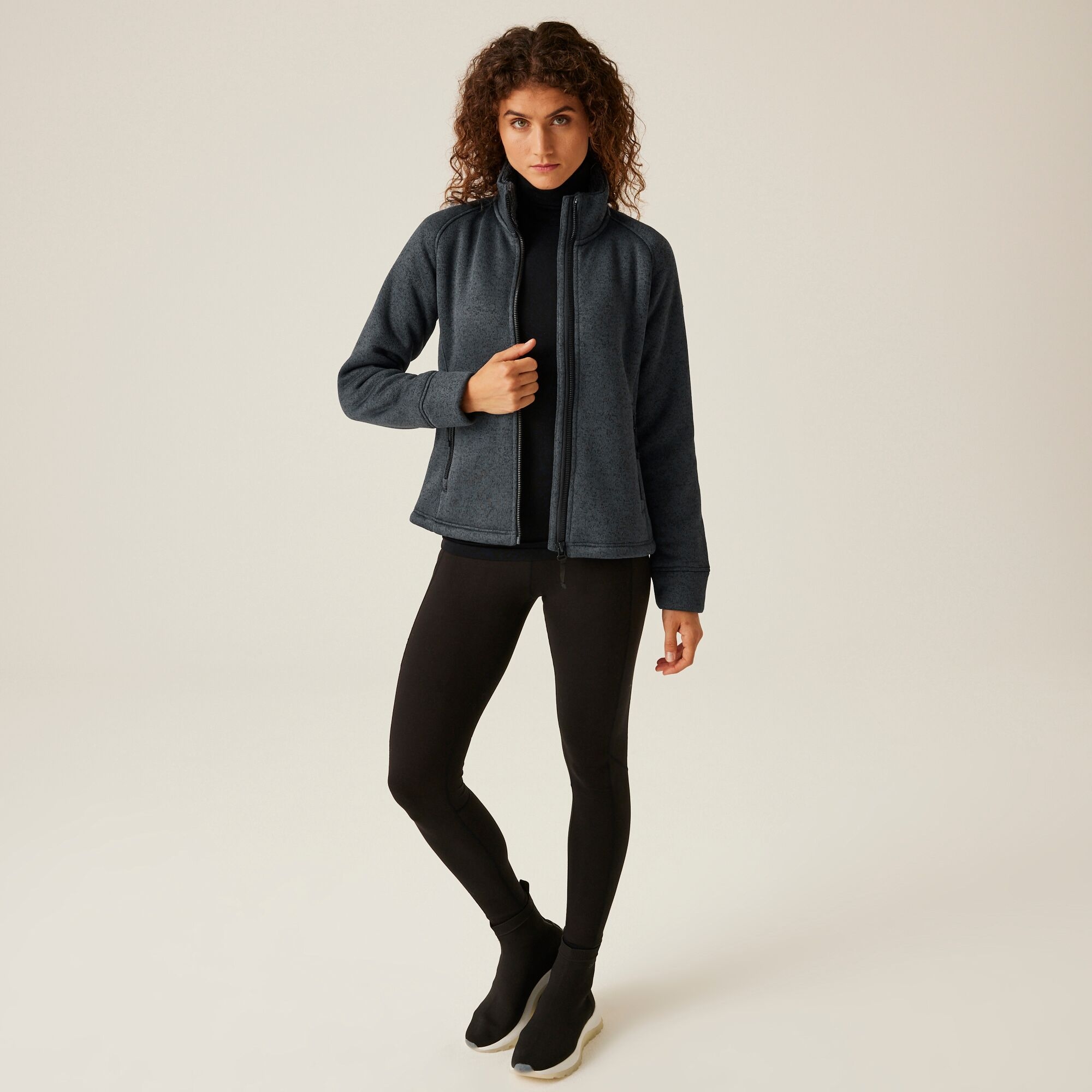 Women's Emilide Full Zip Fleece | Seal Grey