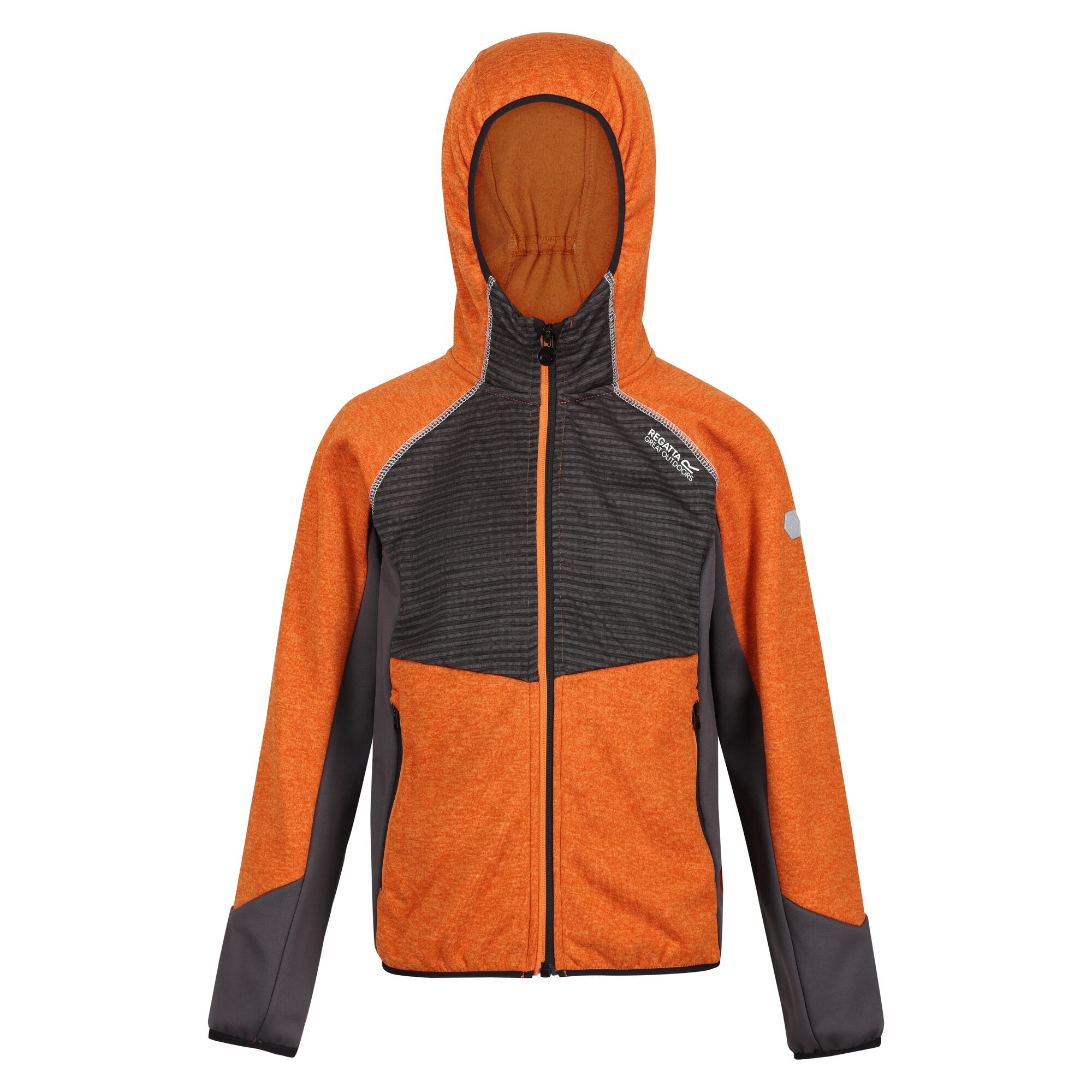 Kids' Prenton Lightweight Fleece | Autumn Maple Dark Grey Black