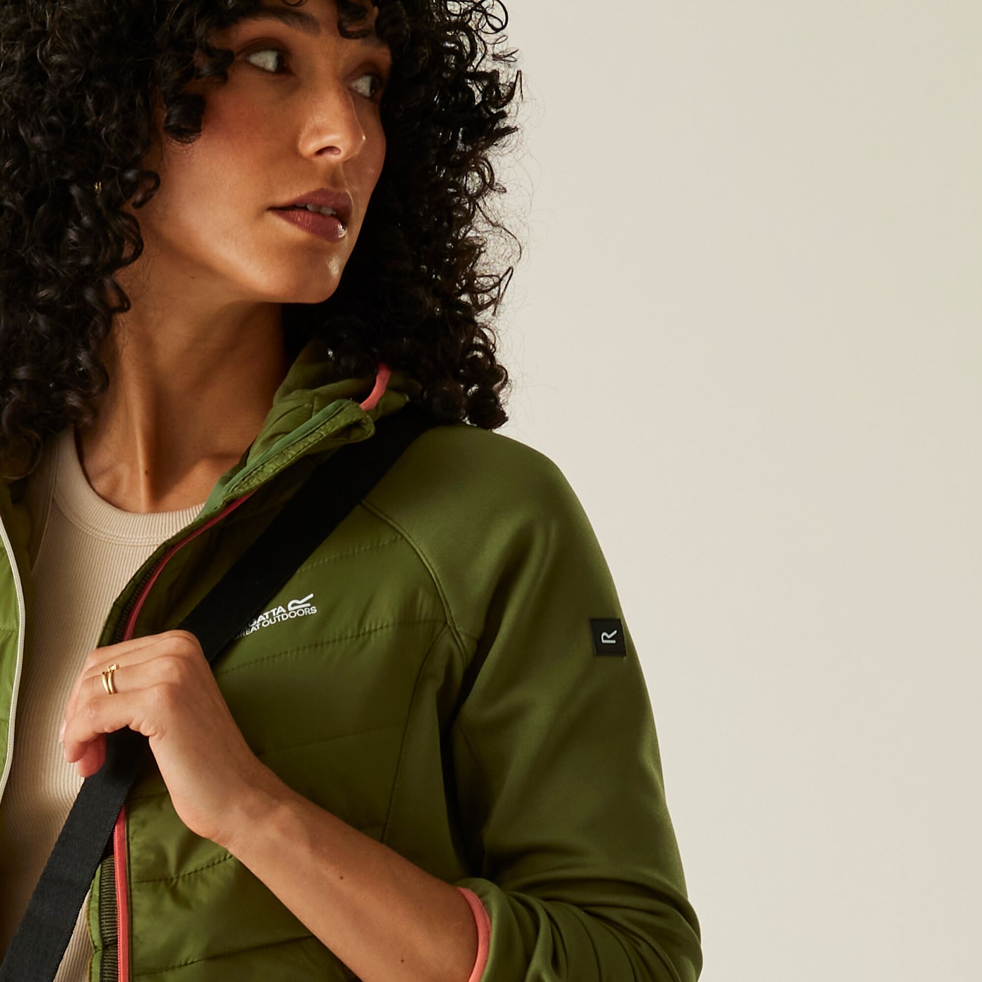 Women's Andreson VIII Hybrid Jacket | Nephrite Green Peach Bloom
