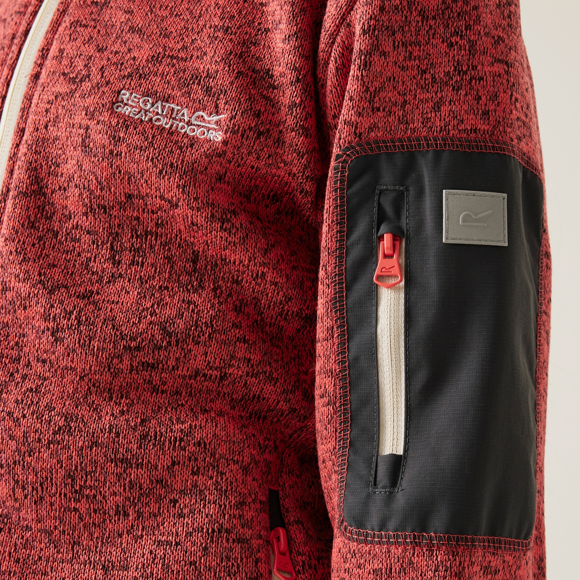 Kids' Newhill Full Zip Fleece | Peach Bloom Light Vanilla