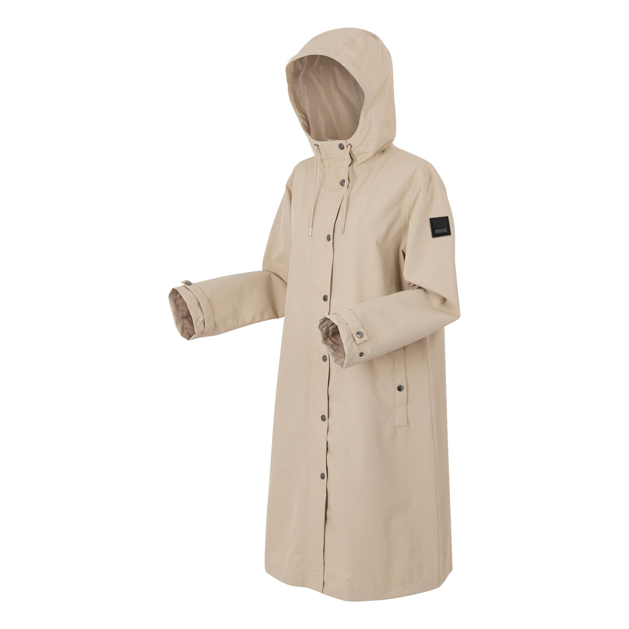 Women's Reinna Long Waterproof Jacket | White Pepper