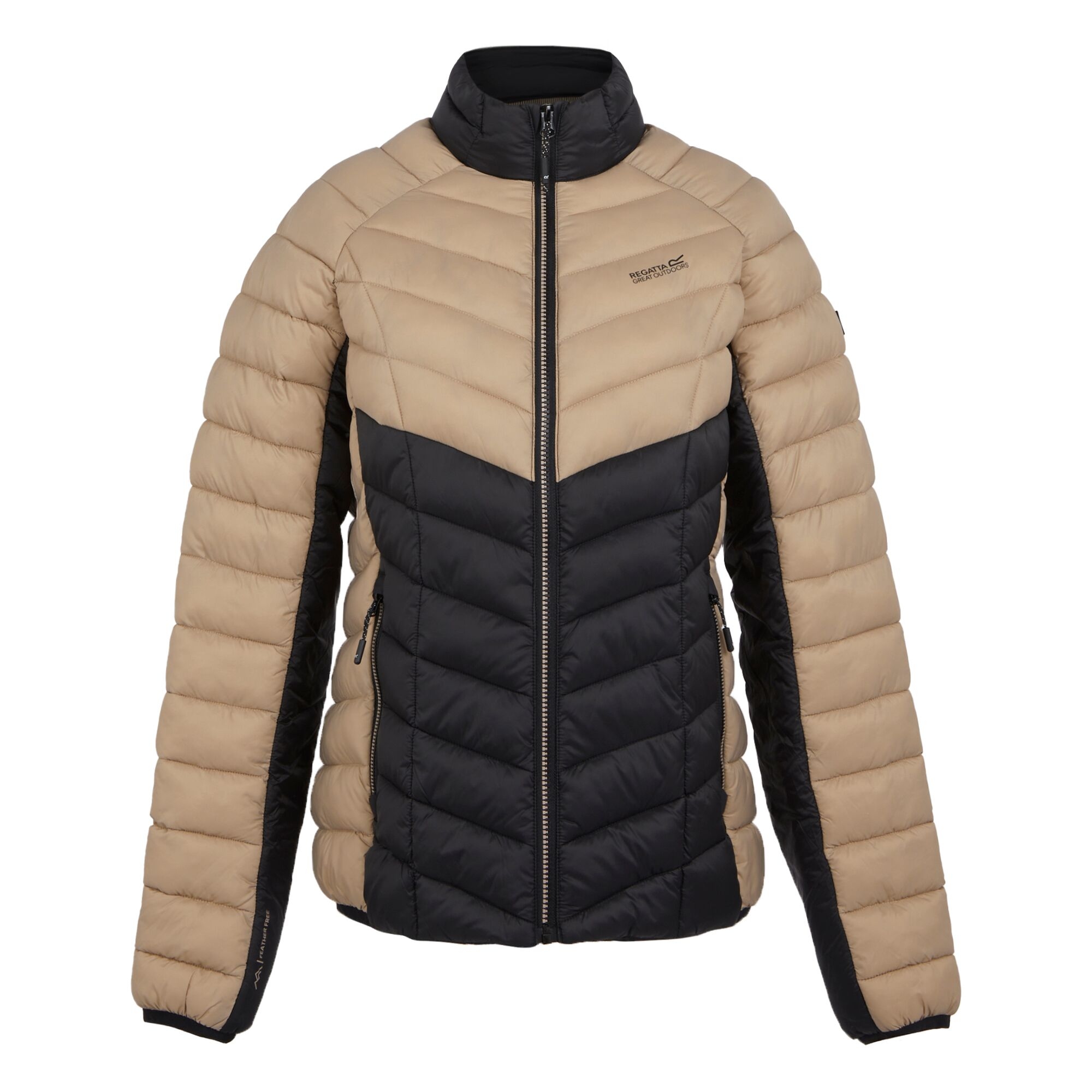 Women's Dalent Quilted Jacket | Warm Taupe Black