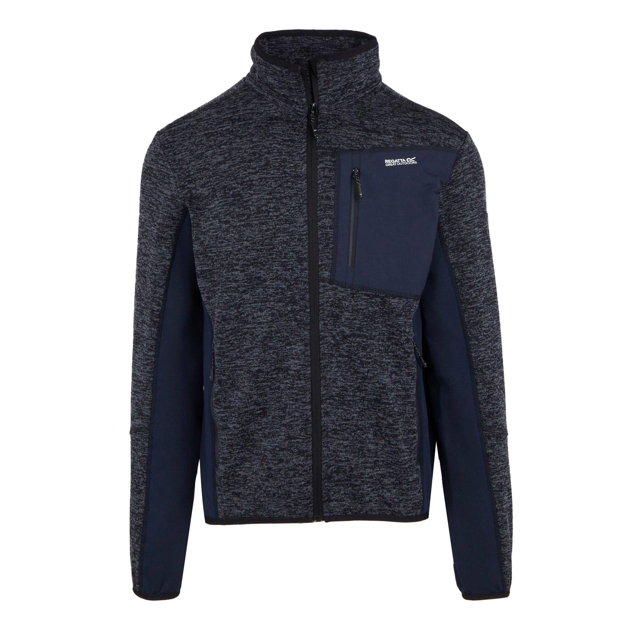 Men's Baslinn Full Zip Fleece | Navy Marl Navy