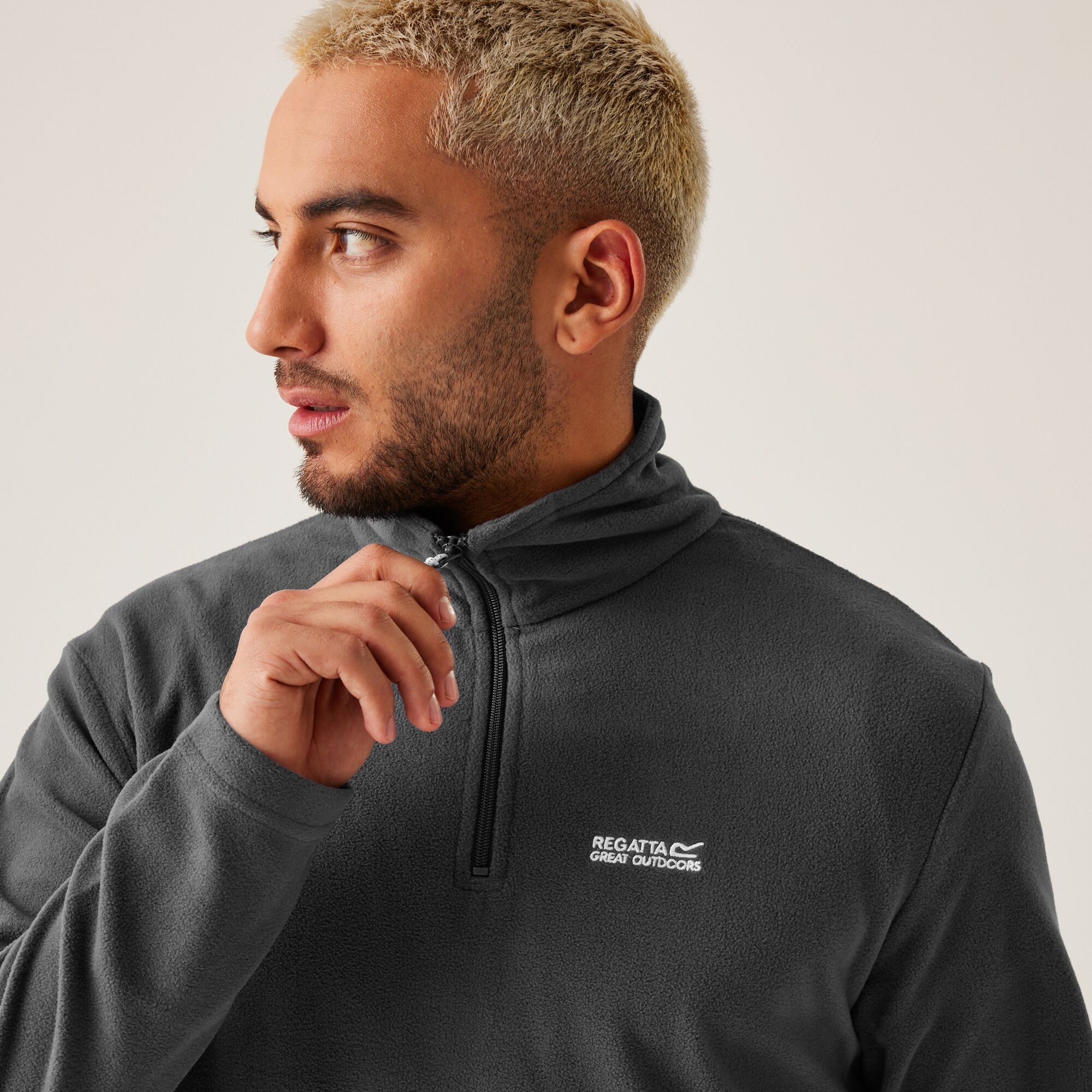Men's Thompson Lightweight Half Zip Fleece | Iron