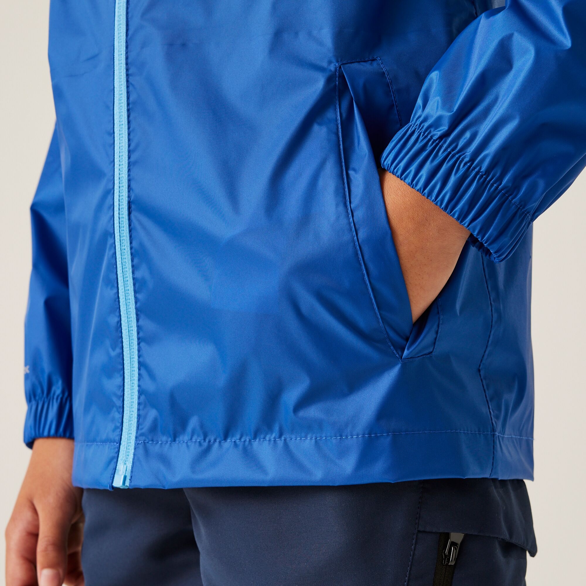 Kids' Pack It Waterproof Packaway Jacket | Olympian Blue Elysium Blue