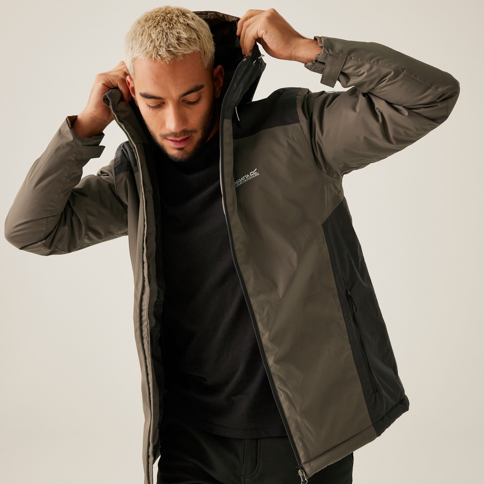 Men's Thornridge II Waterproof Insulated Jacket | Crocodile Ash Black