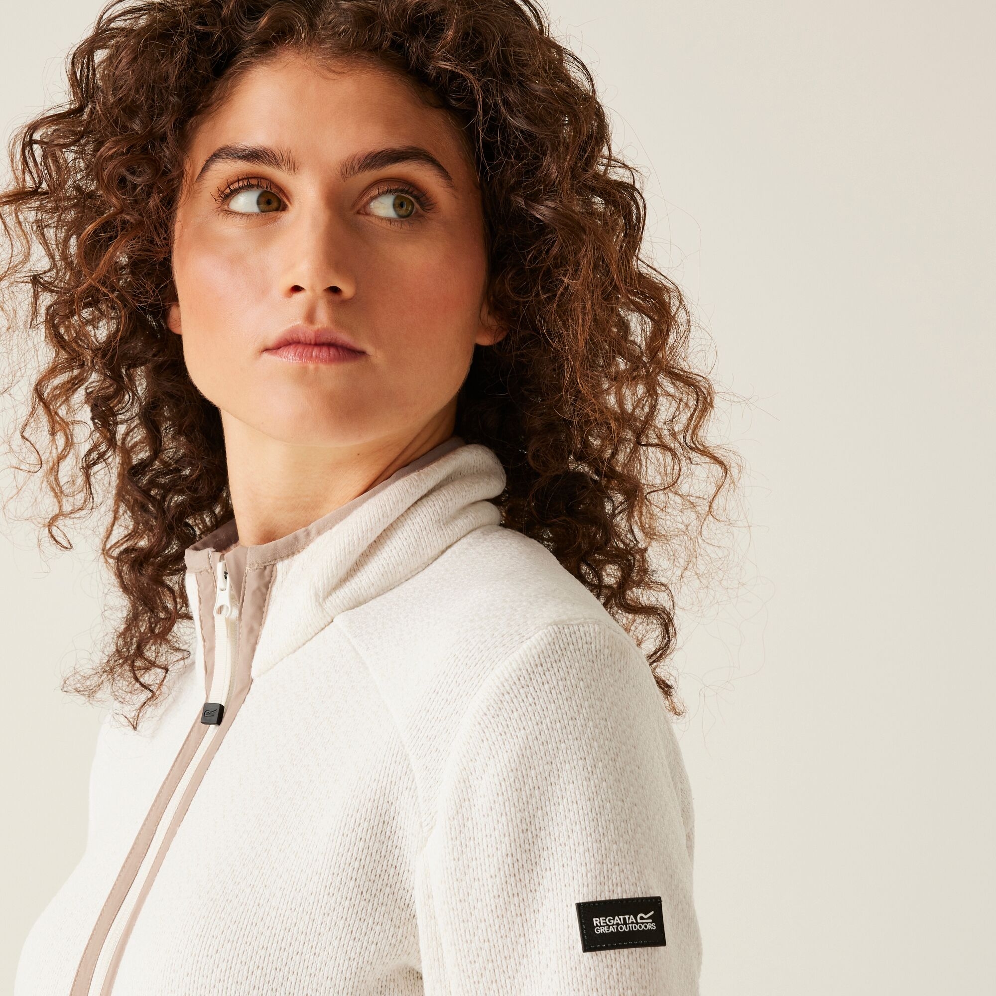 Women's Elzie Full Zip Fleece | Blanc De Blanc