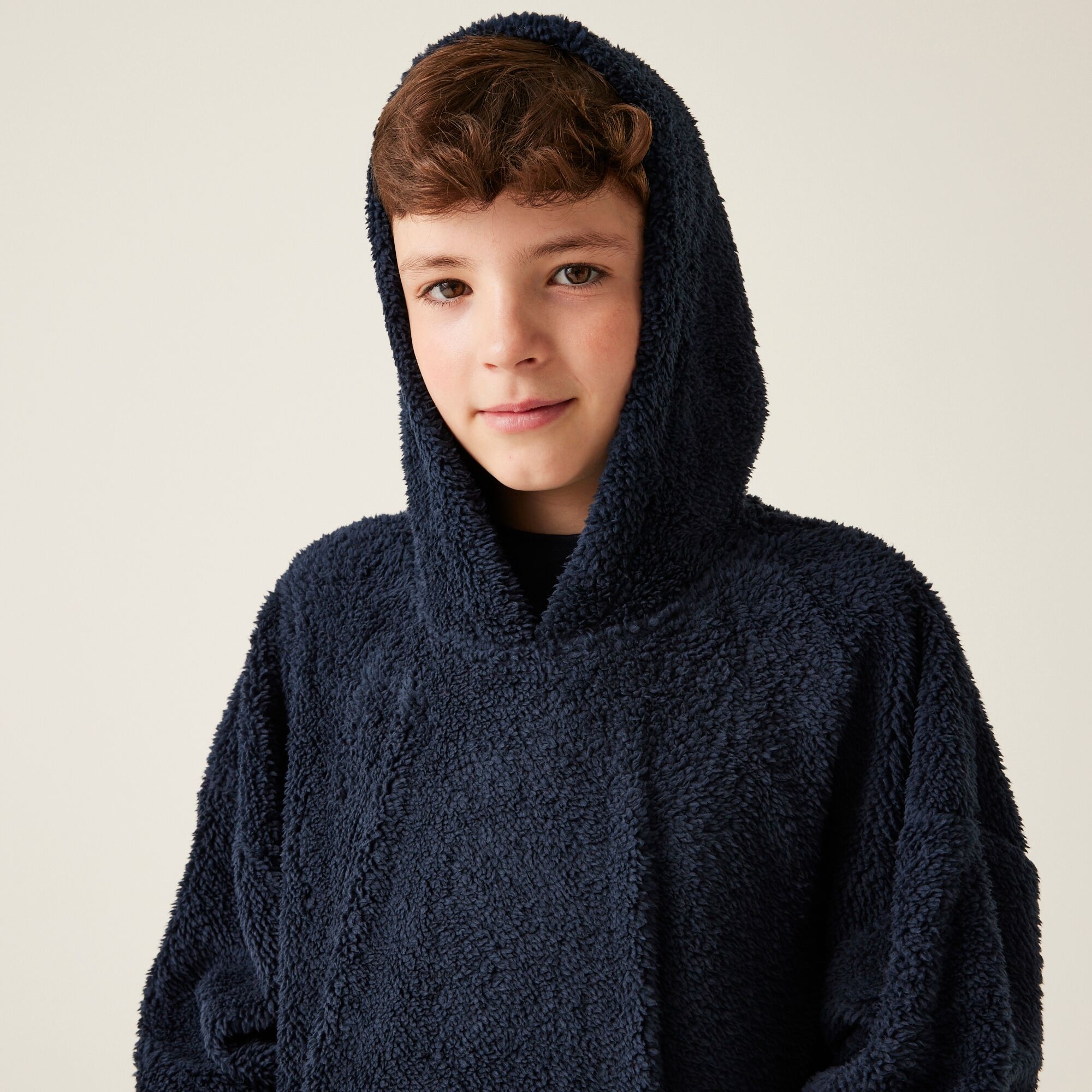 Kids' Cosy Poncho | Navy