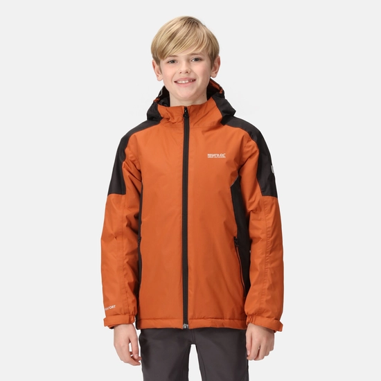 Kids' Hurdle IV Waterproof Insulated Jacket | Black Seal Grey