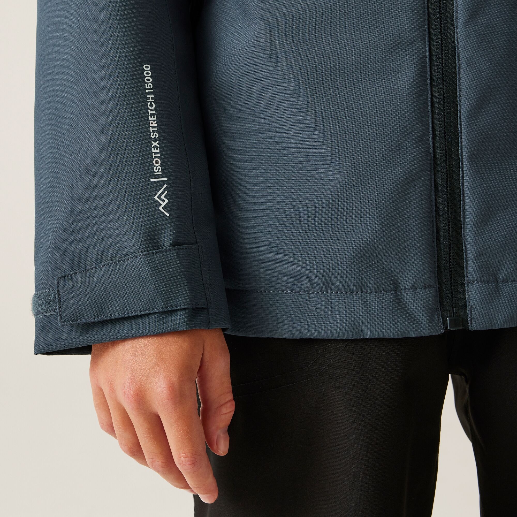 Kids' Highton VI Waterpoof Jacket | Seal Grey Cloudy Grey Black