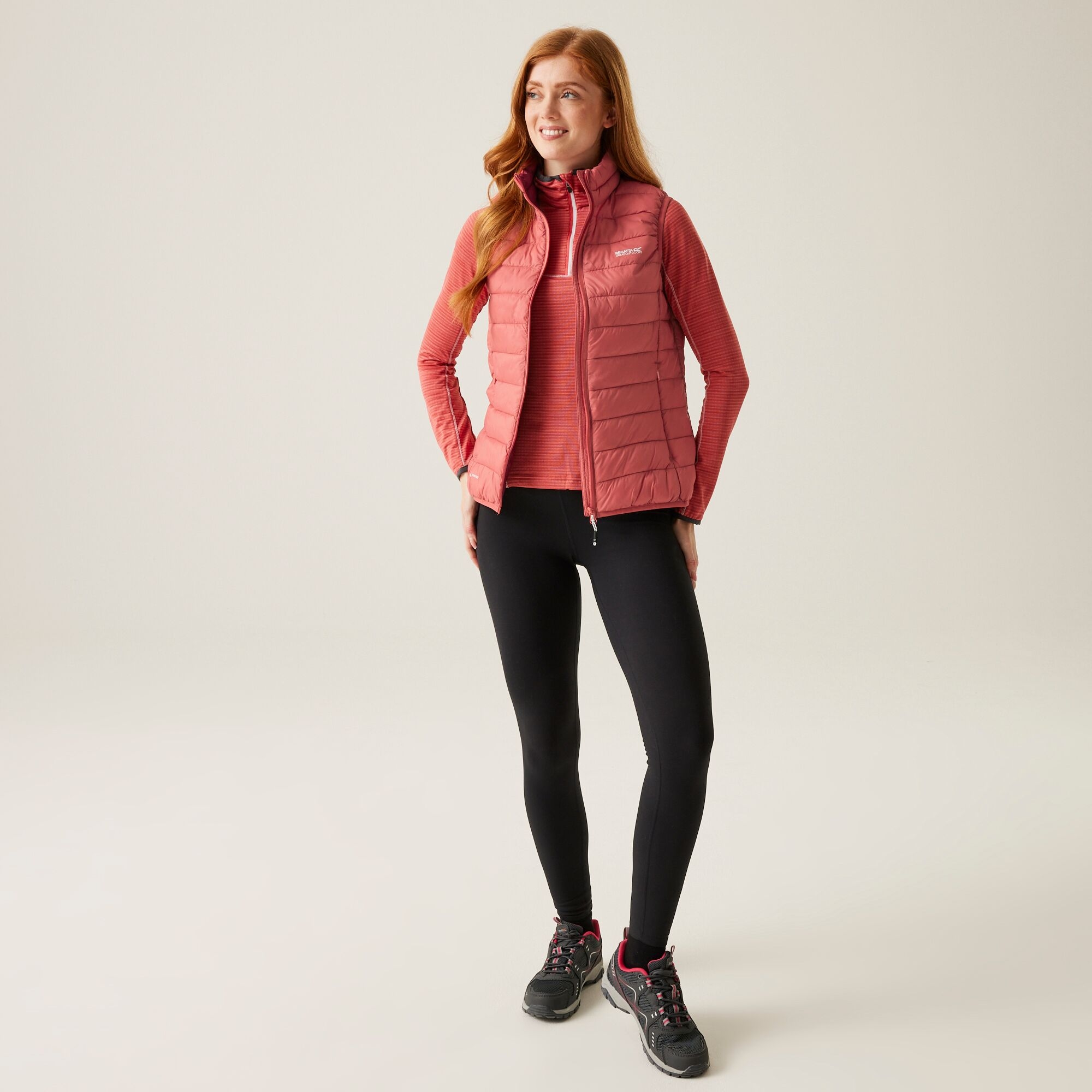 Women's Marizion Quilted Gilet | Mineral Red