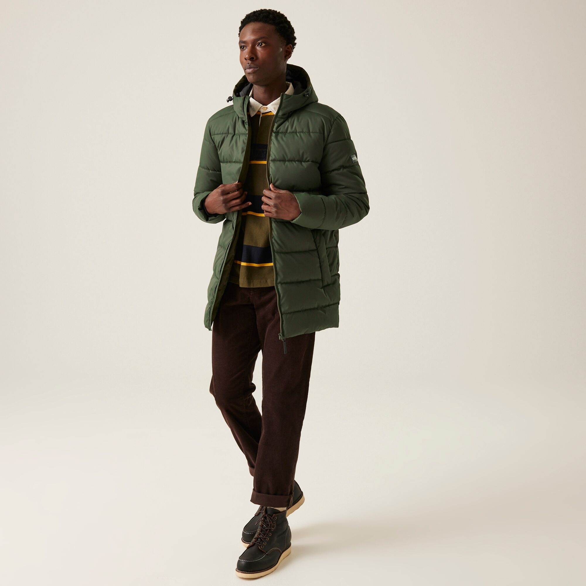Men's Lakiver Padded Jacket | Dark Khaki