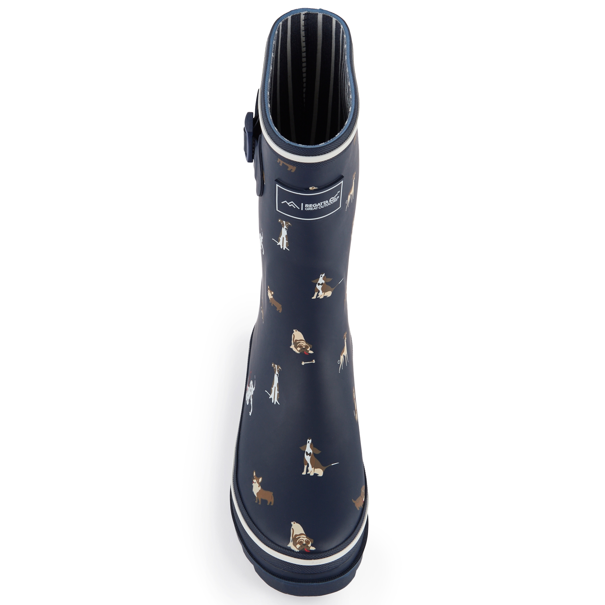 Women's Amelia Wellies | Navy Dogs