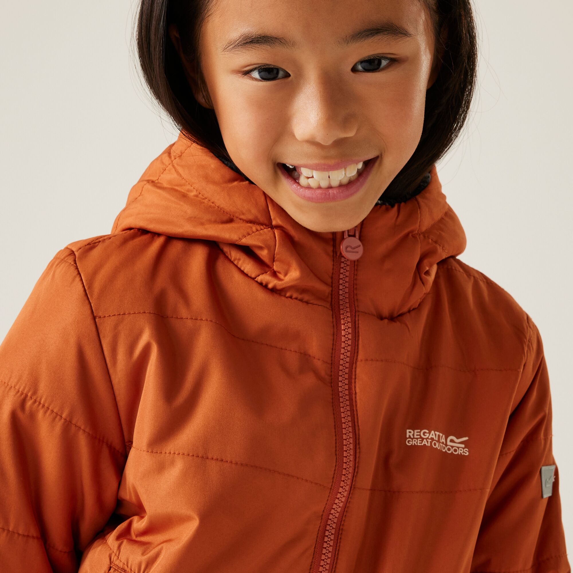 Kids' Kyrell Reversible Jacket | Burnt Copper Black Camo