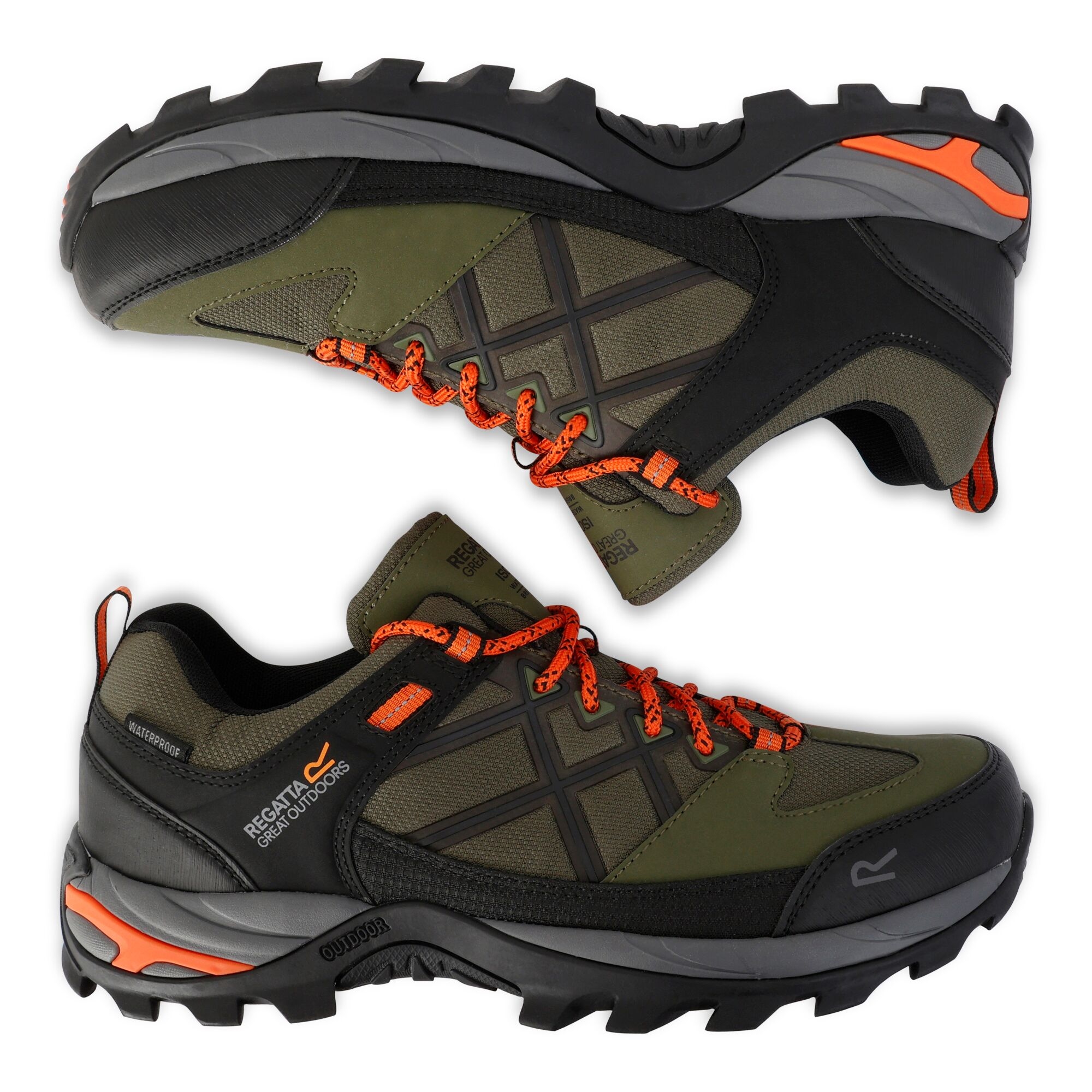 Men's Samaris III Low Walking Shoes | Cypress Green Blaze Orange