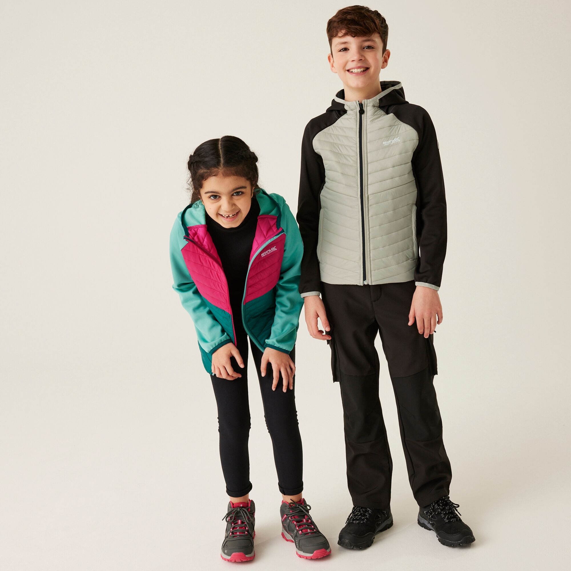 Kids' Kielder Hybrid VIII Jacket | Black Abbeystone