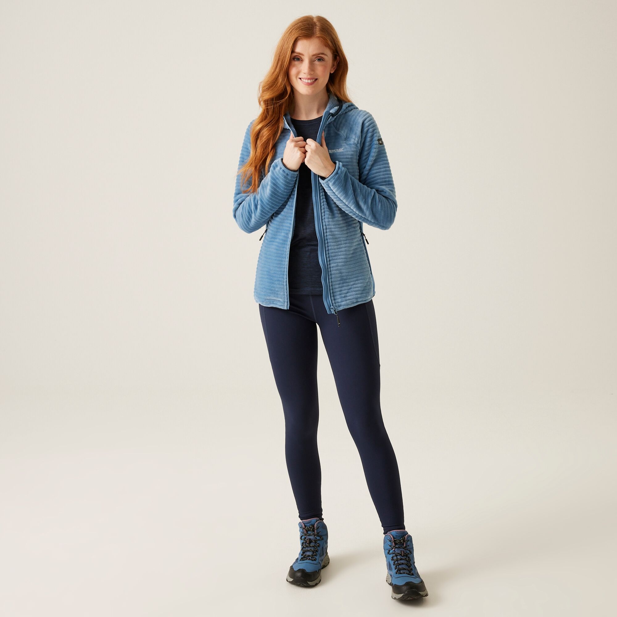 Women's Endra Hooded Fleece | Coronet Blue