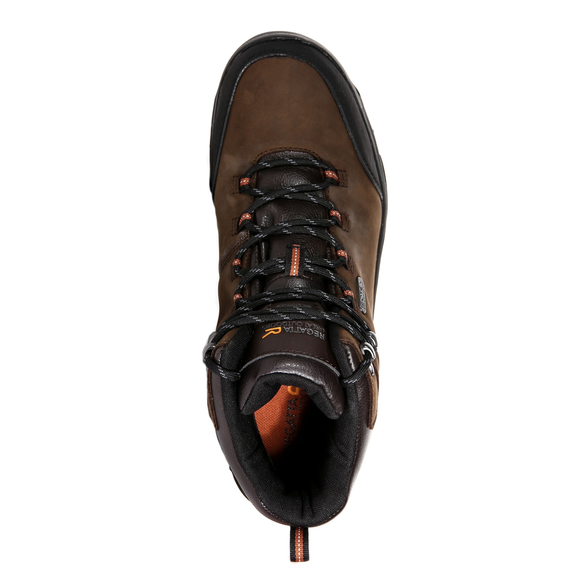 Men's Burrell Leather Waterproof Walking Boots | Peat