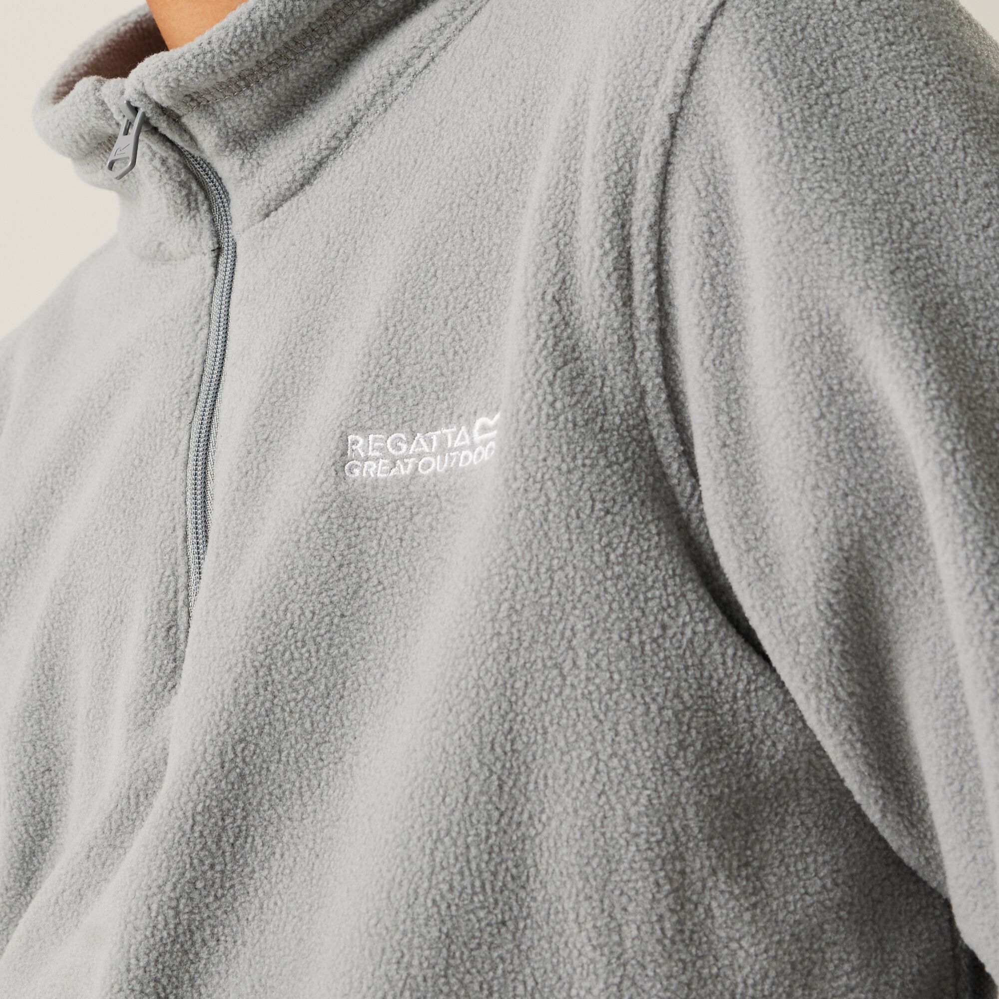Kids' Hot Shot II Half Zip Fleece | Cloudy Grey