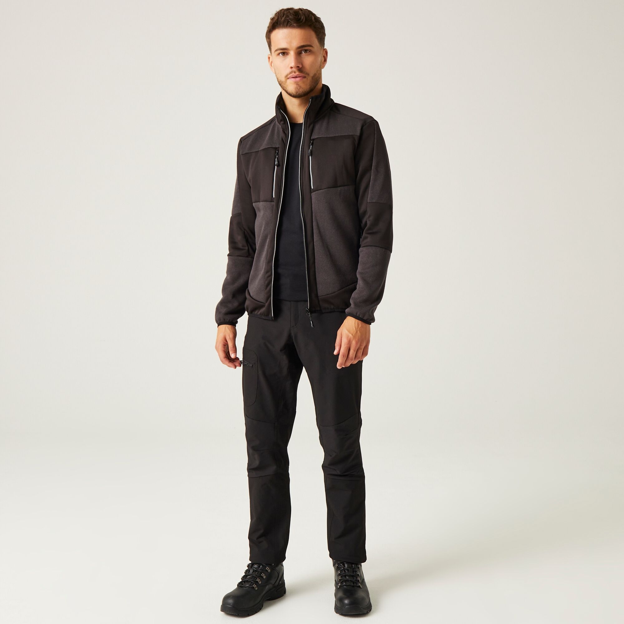 Men's E-Volve Stretch Midlayer | Ash Black