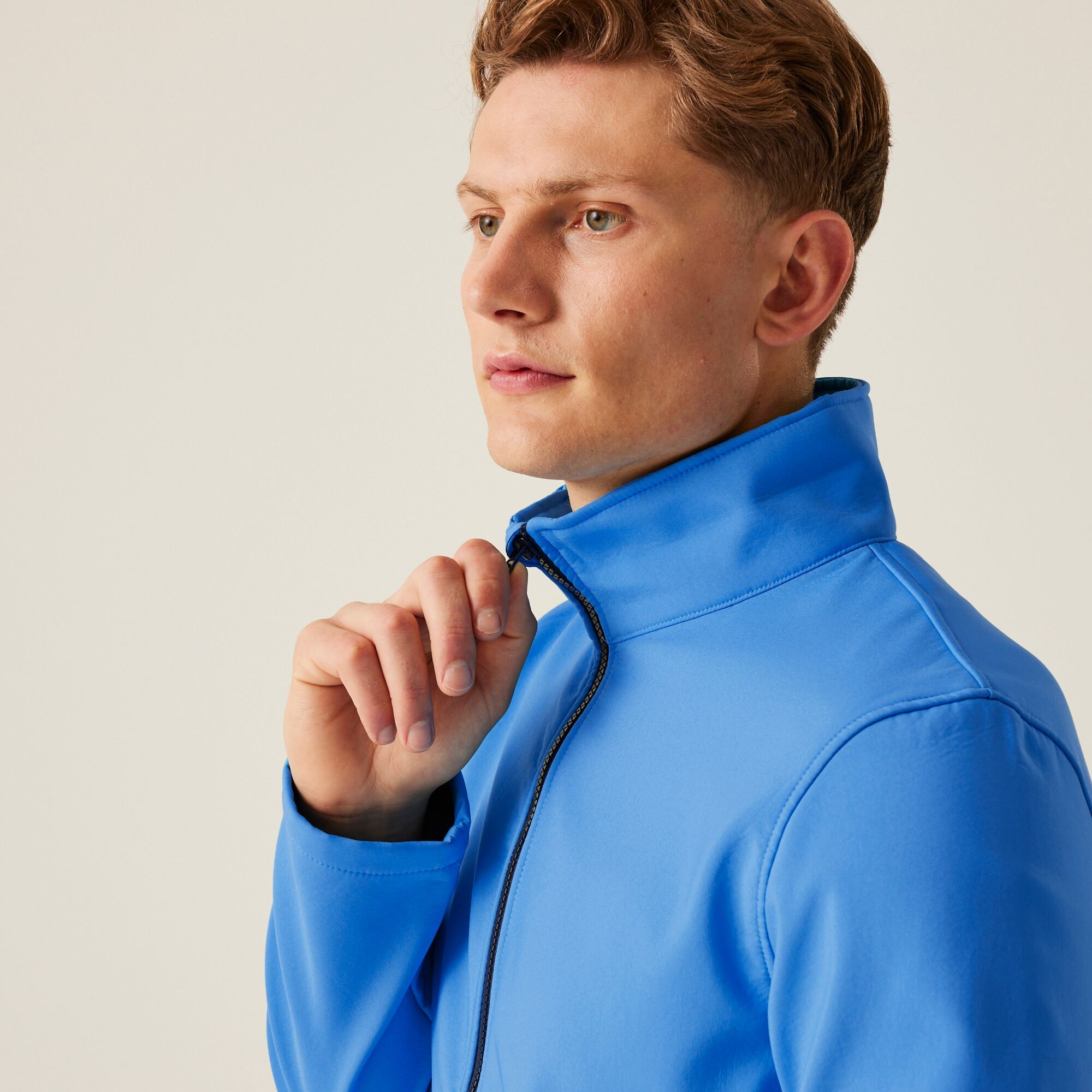 Men's Ablaze Printable Softshell Jacket | French Blue Navy