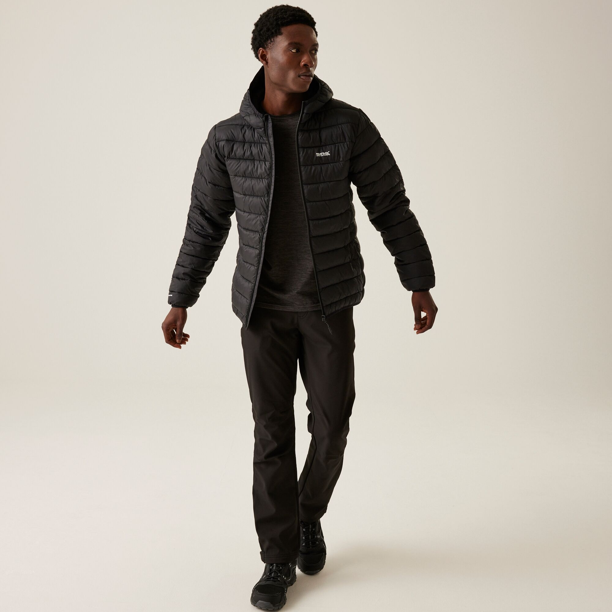 Men's Hooded Marizion Padded Jacket | Black
