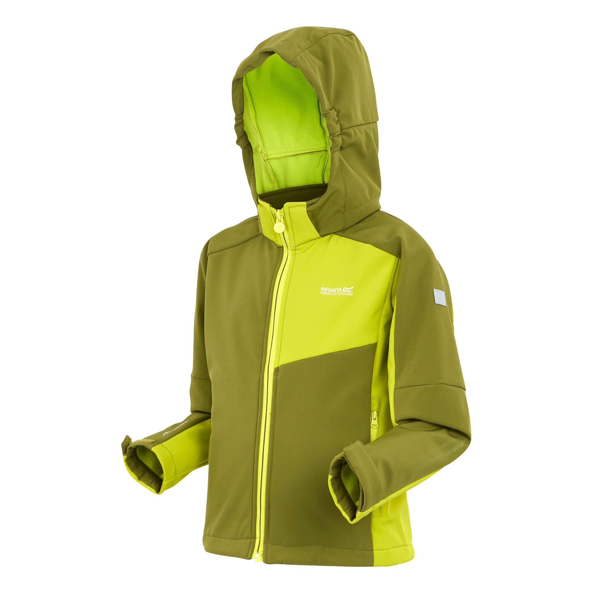 Kids' Acidity VIII Softshell Jacket | Nephrite Green Grenoble Green Wild Lime
