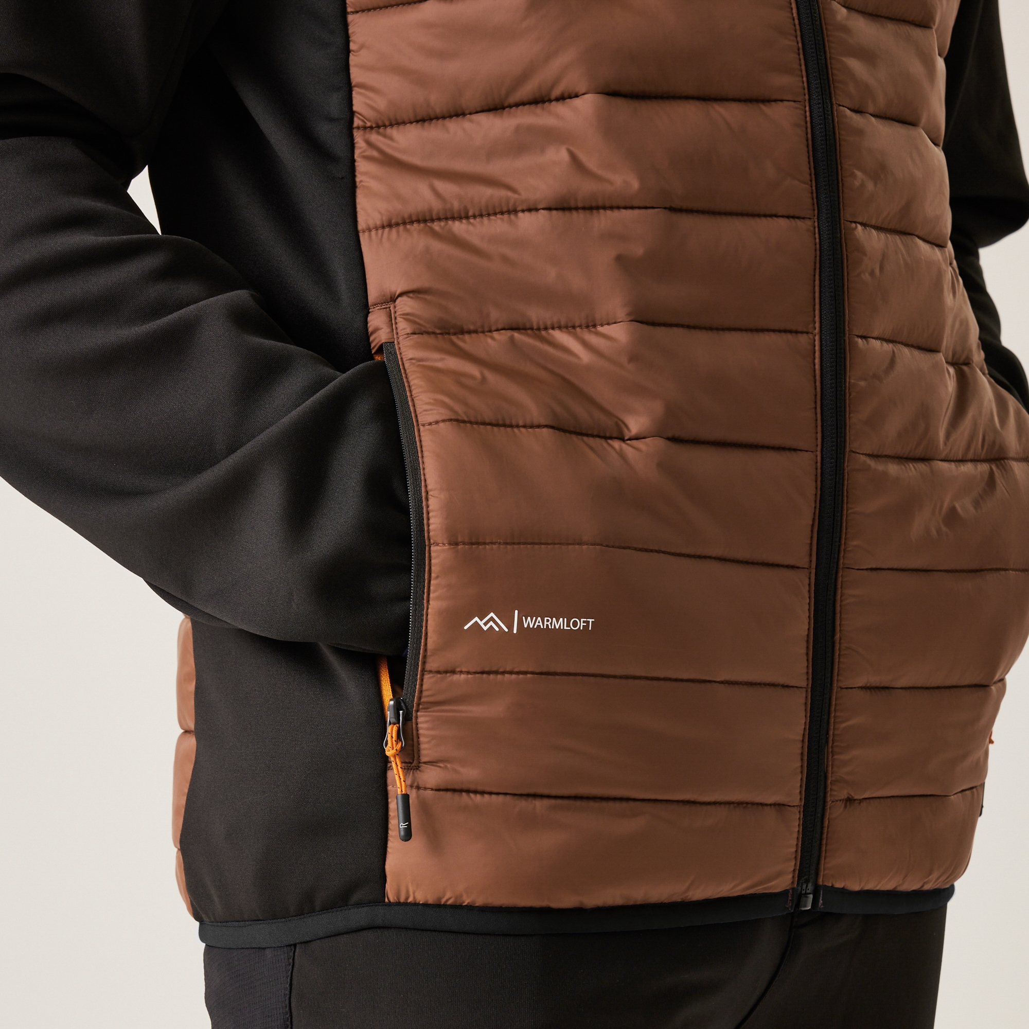 Men's Clumber IV Hybrid Jacket | Dark Brown Black