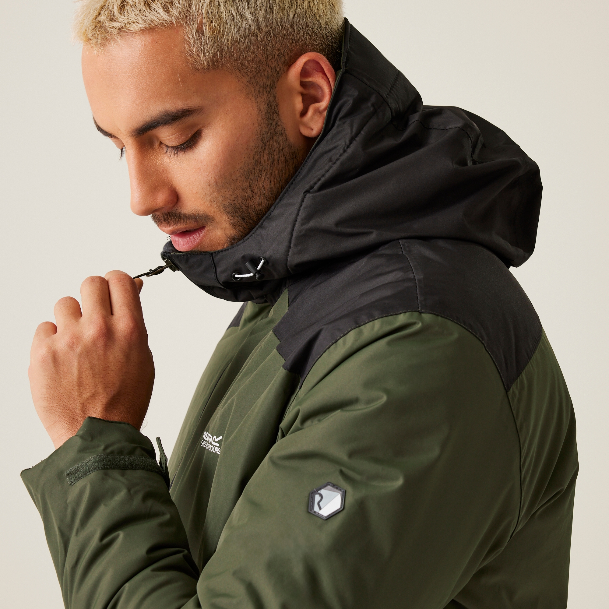 Men's Thornridge II Waterproof Insulated Jacket | Dark Khaki Black