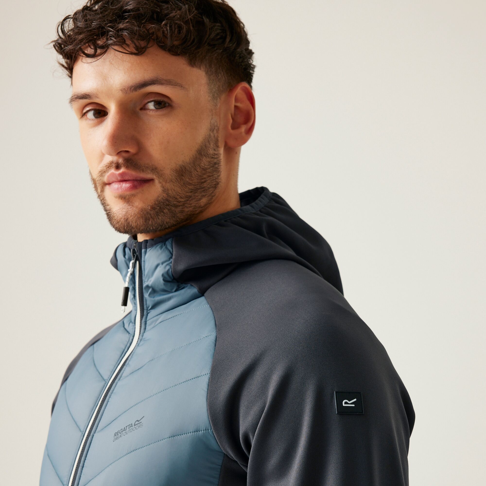 Men's Andreson VIII Hybrid Jacket | Stormy Weather Ash