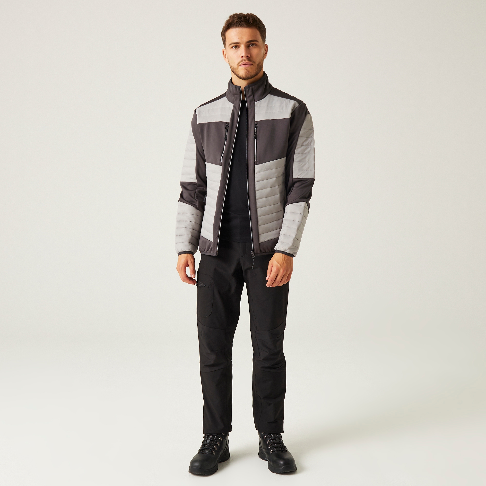 Men's E-Volve Thermal Hybrid Jacket | Mineral Grey Ash