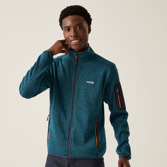 Men's Newhill Full Zip Fleece | Moroccan Blue Navy Fox