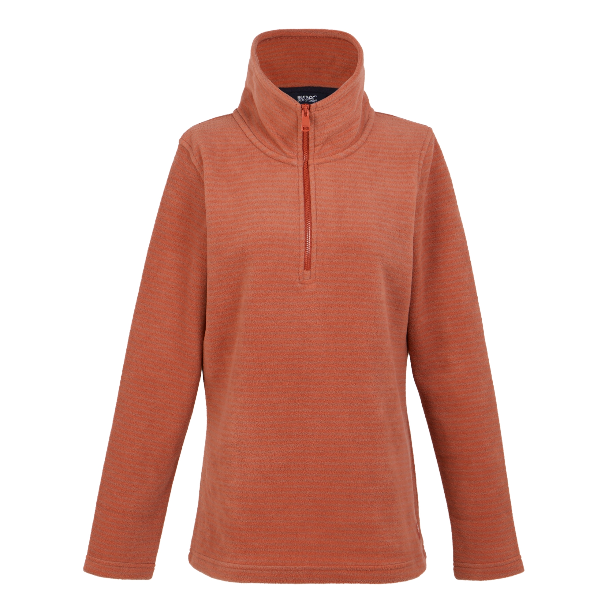 Women's Solenne Half Zip Fleece | Red Ochre Silver