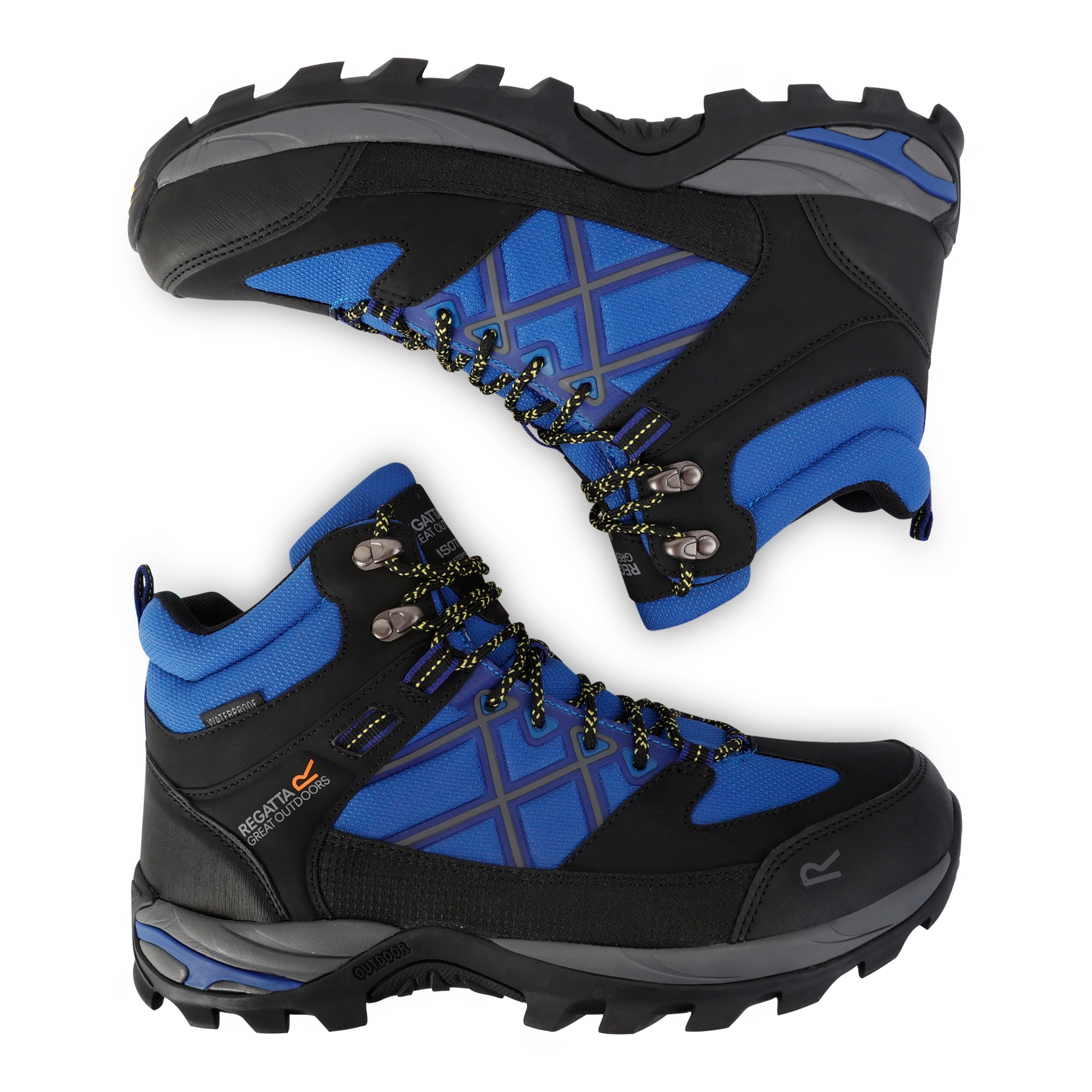 Men's Samaris III Walking Boots | Oxford Blue Black Yellow