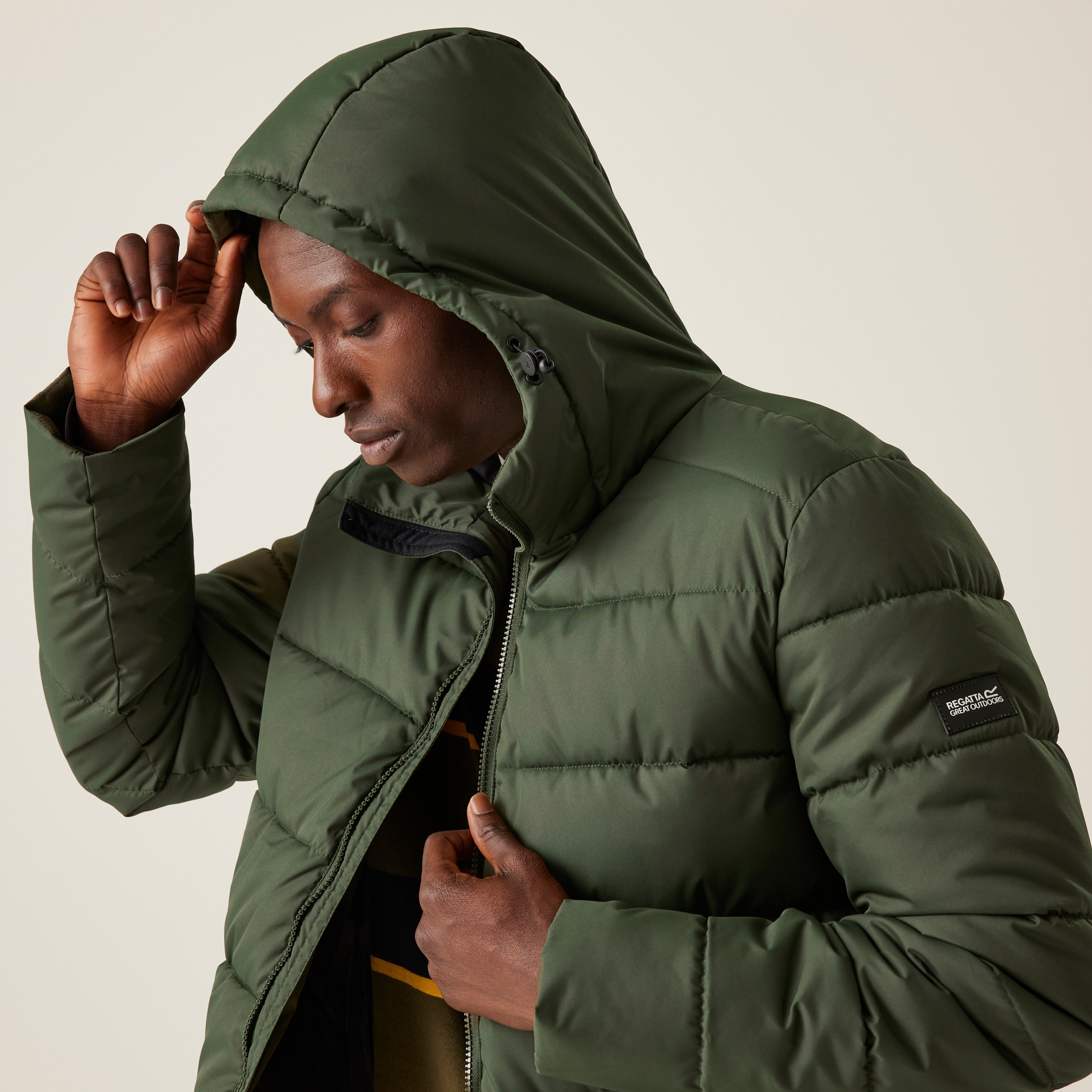 Men's Lakiver Padded Jacket | Dark Khaki