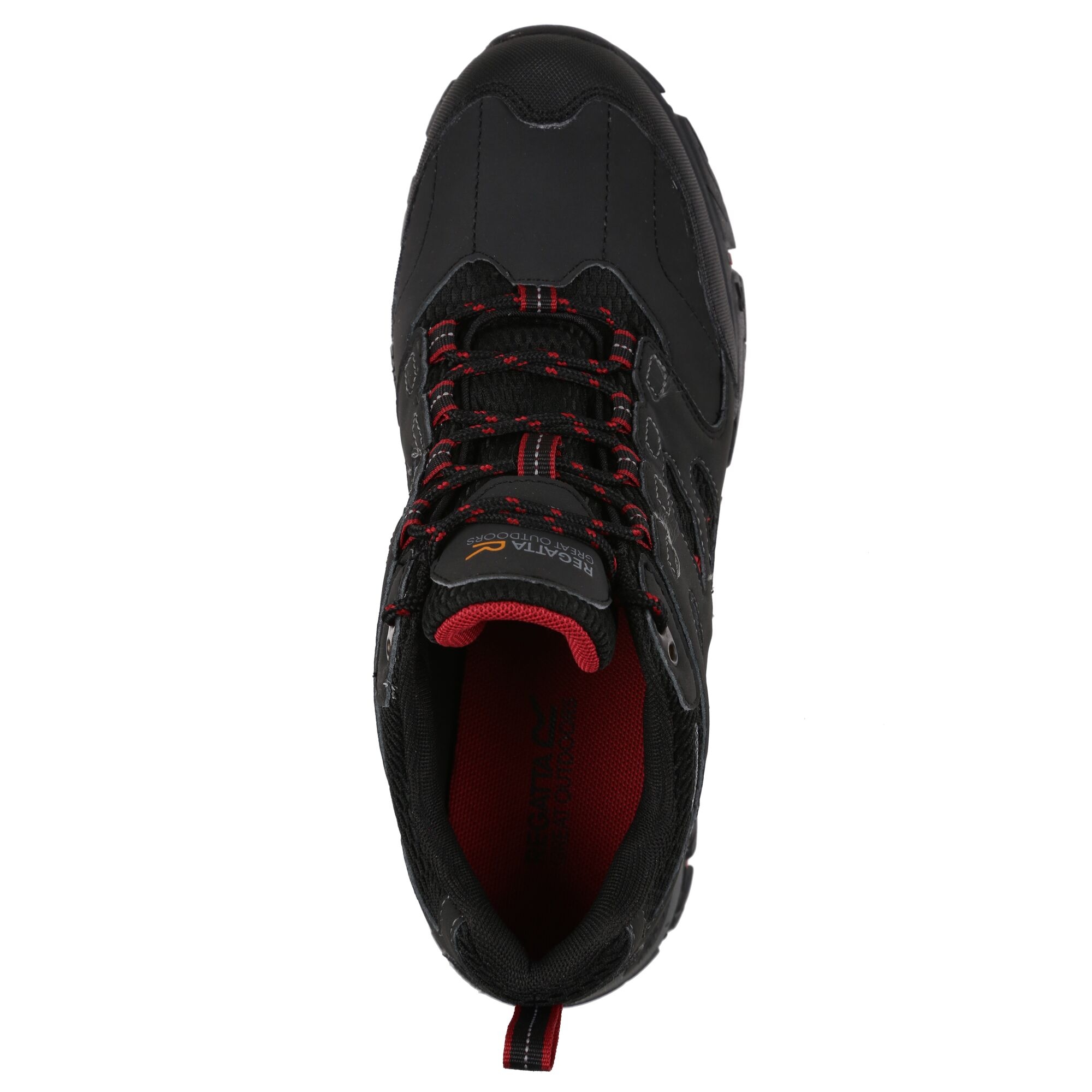 Men's Holcombe Waterproof Low Walking Shoes | Ash Rio Red