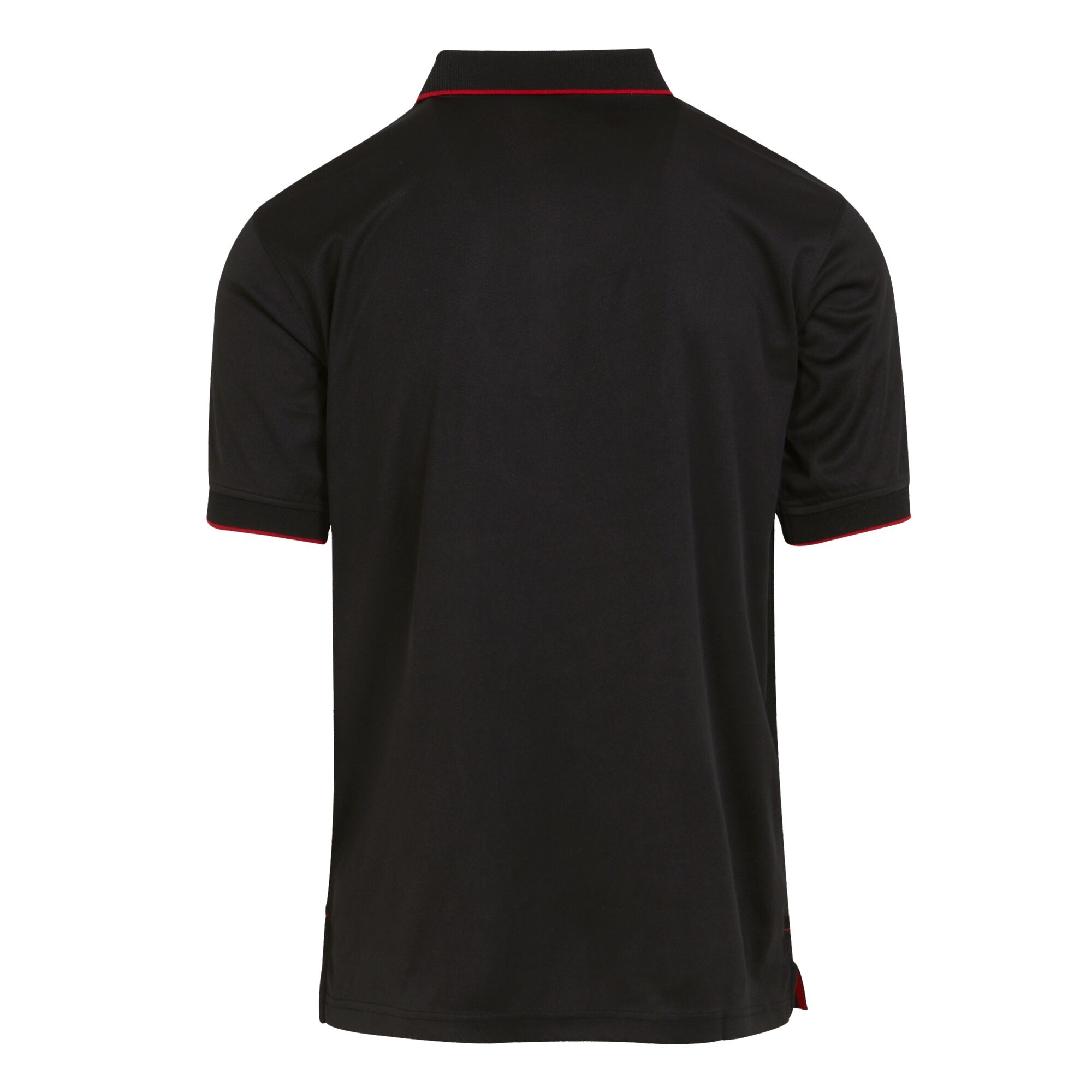 Men's Navigate Short Sleeve Polo Shirt | Black Classic Red