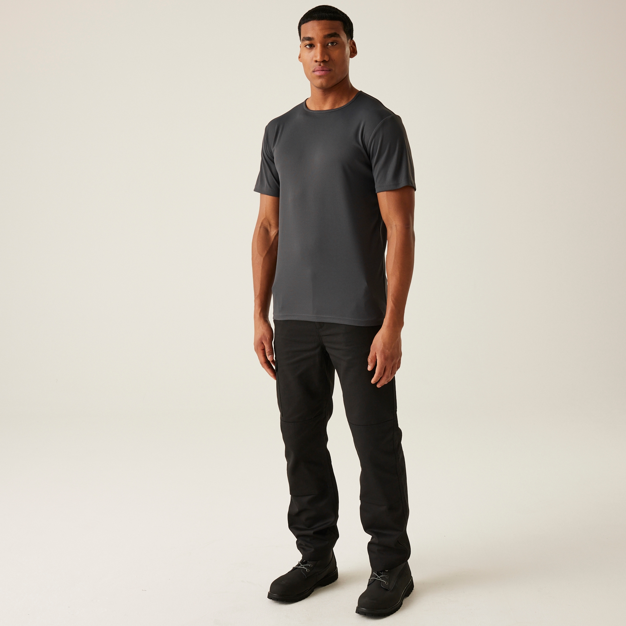 Men's Pro Wicking T-Shirt | Seal Grey