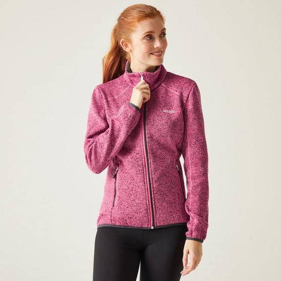 Women's Newhill Full Zip Fleece | Quiet Green Seal Grey