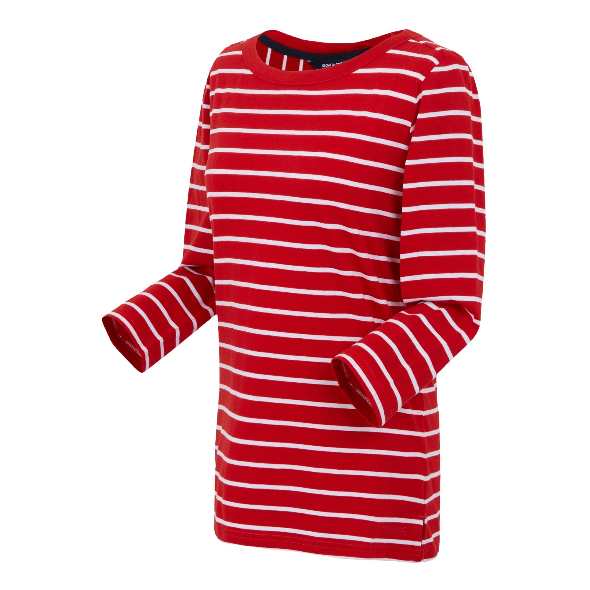 Women's Bayletta II 3/4 Sleeve Top  | High Risk Red White Stripe