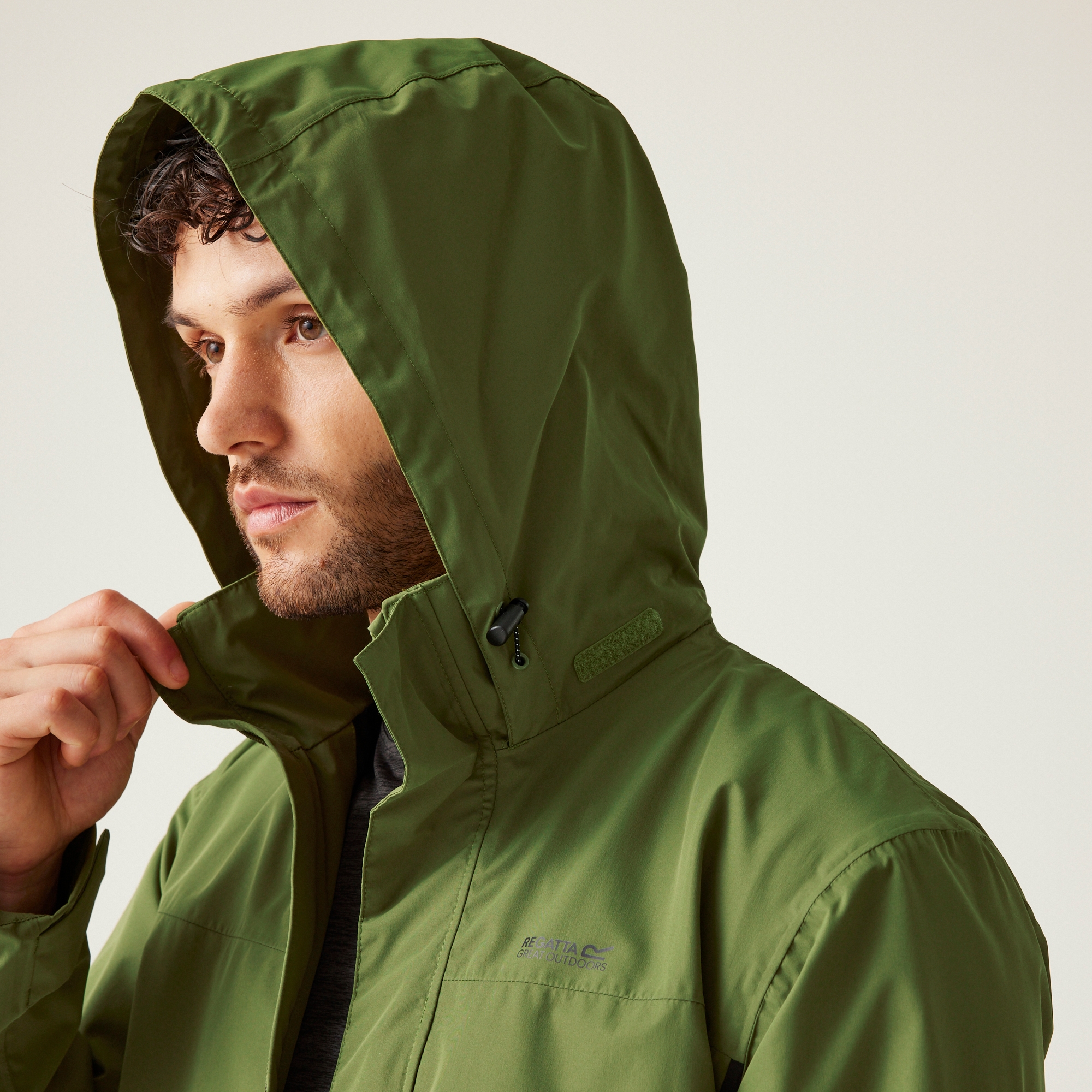 Men's Matt II Waterproof Jacket | Nephrite Green Black